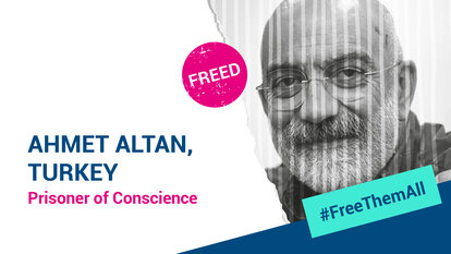 Ahmet Altan freed