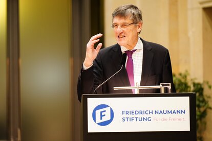 Prof. Dr. Karl-Heinz Paqué, Vorstandsvorsitzender der Friedrich-Naumann-Stiftung für die Freiheit
