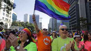 Marcha del Orgullo en Sao Paolo