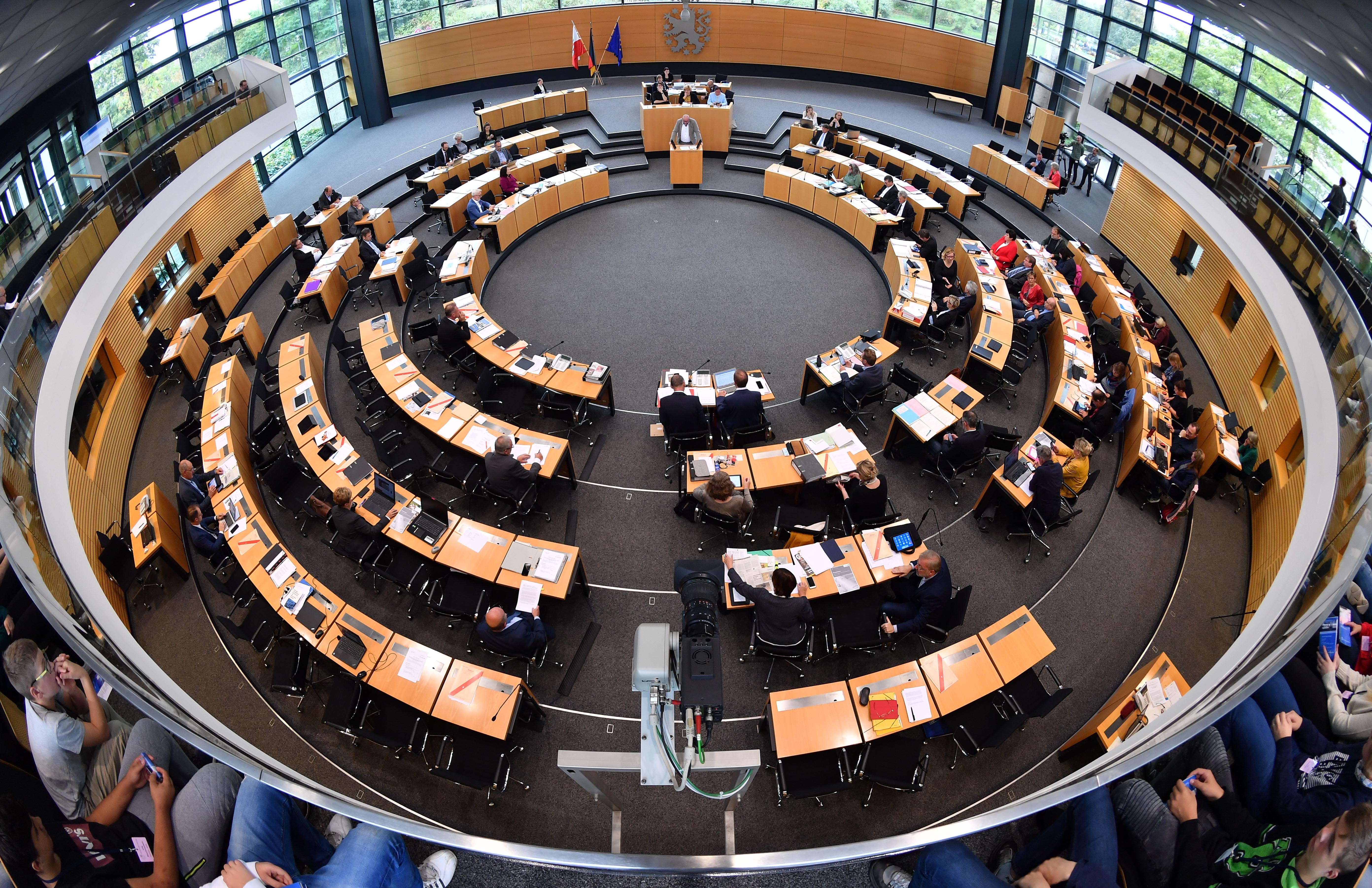Plenarsaal des Thüringer Landtags