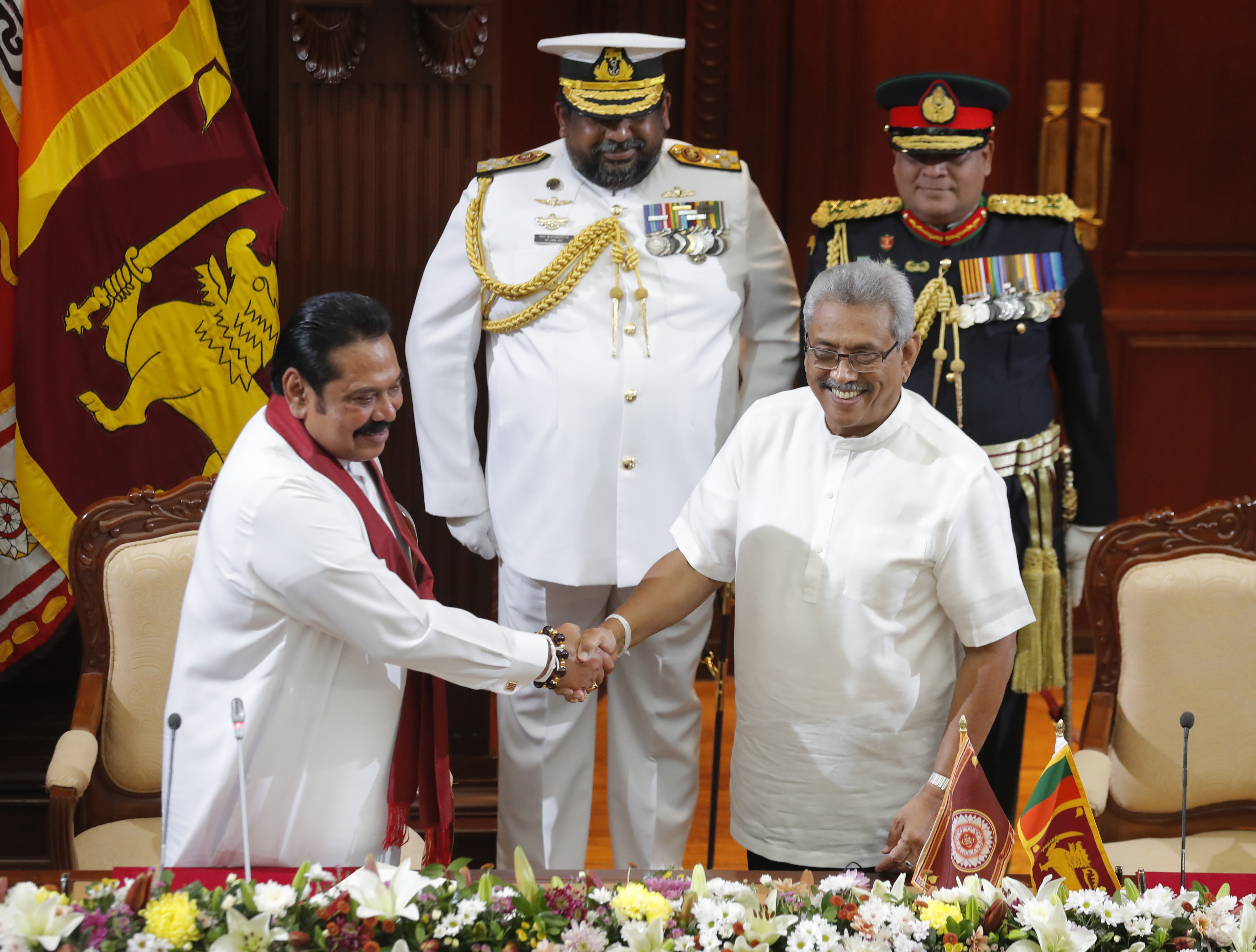 Sri Lankas Präsident und Ministerpräsident 