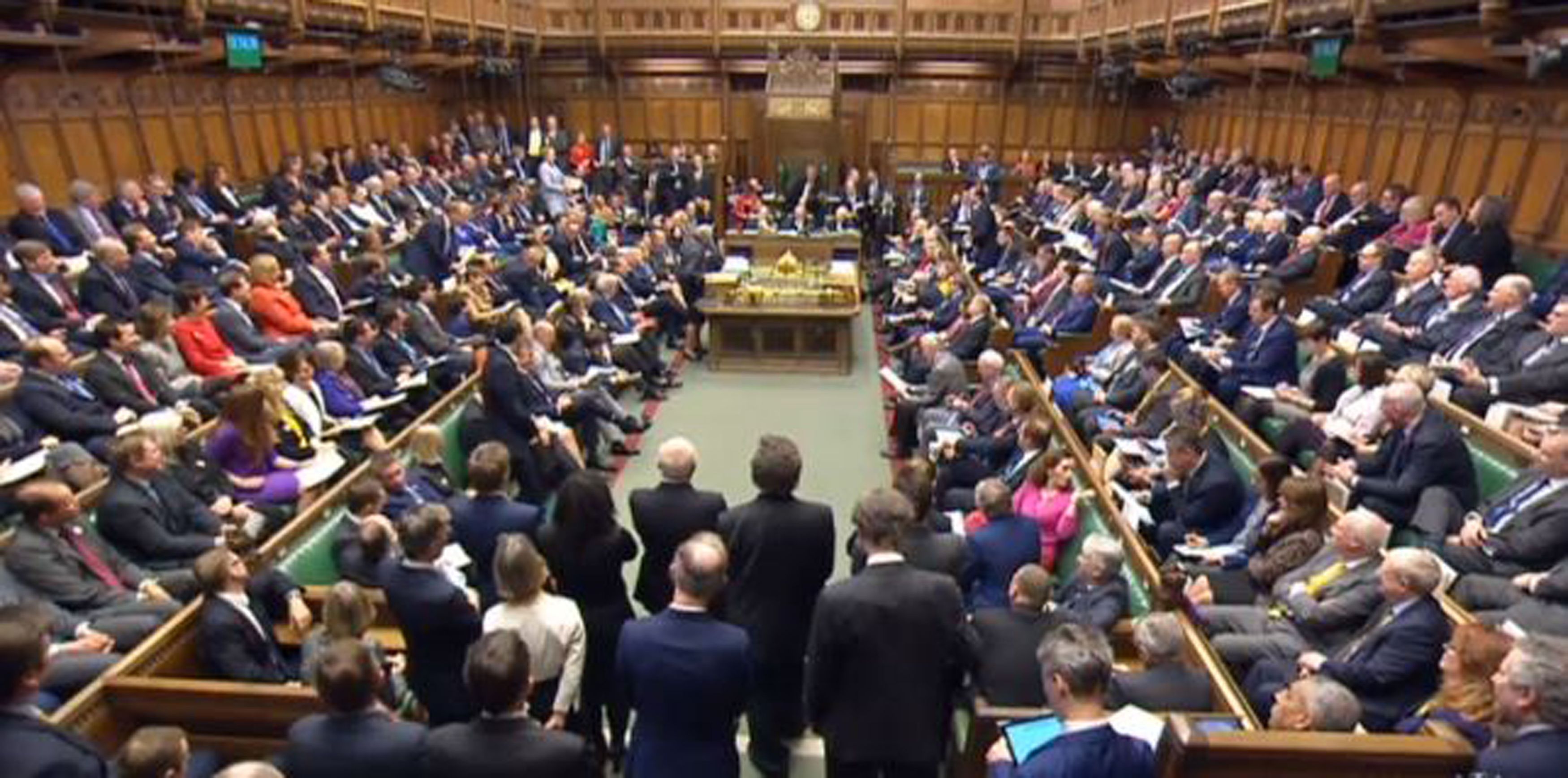 Blick ins Britische Unterhaus
