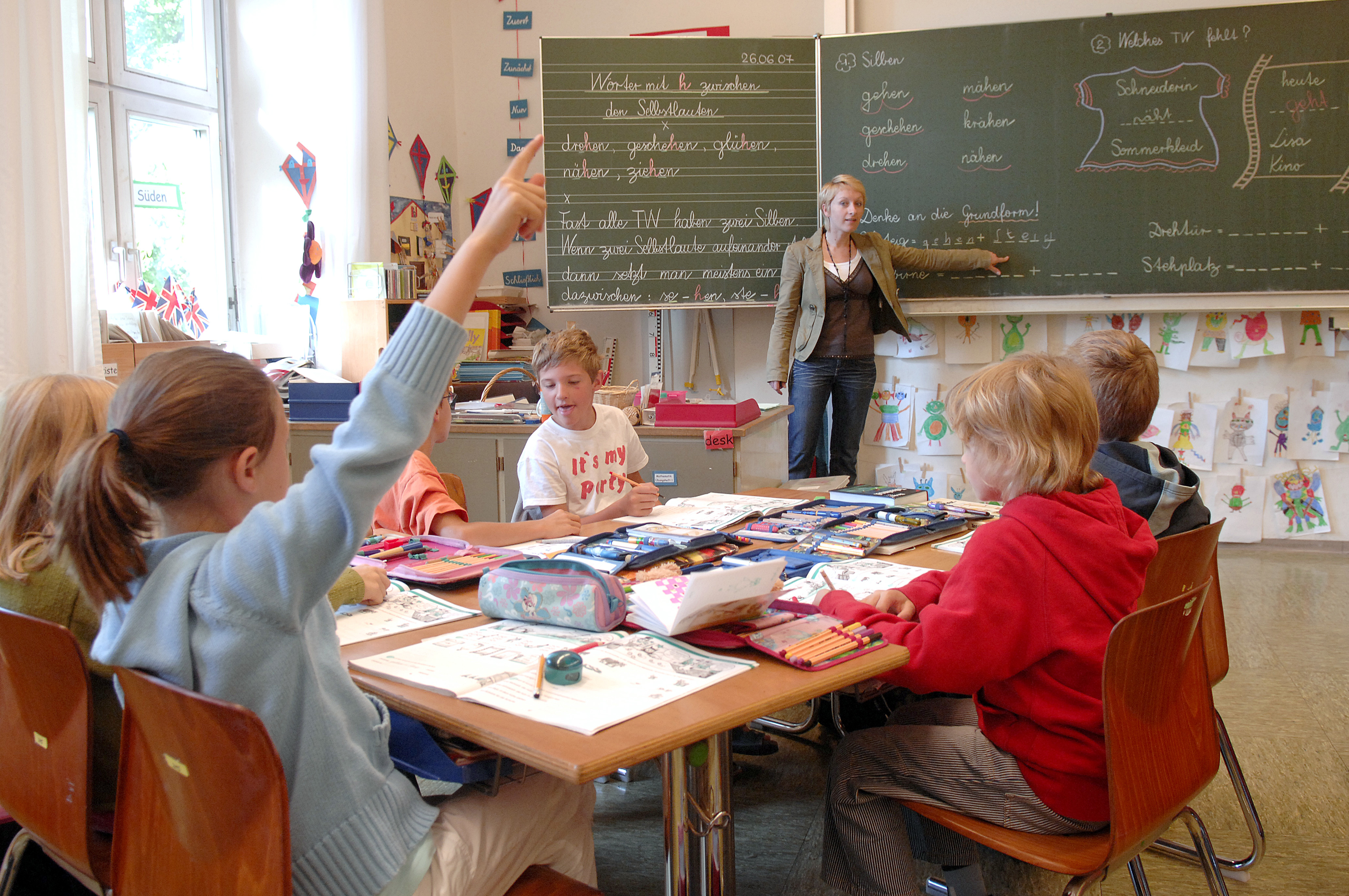Im Pisa-Test schnitten deutsche Schüler nur durchschnittlich ab.