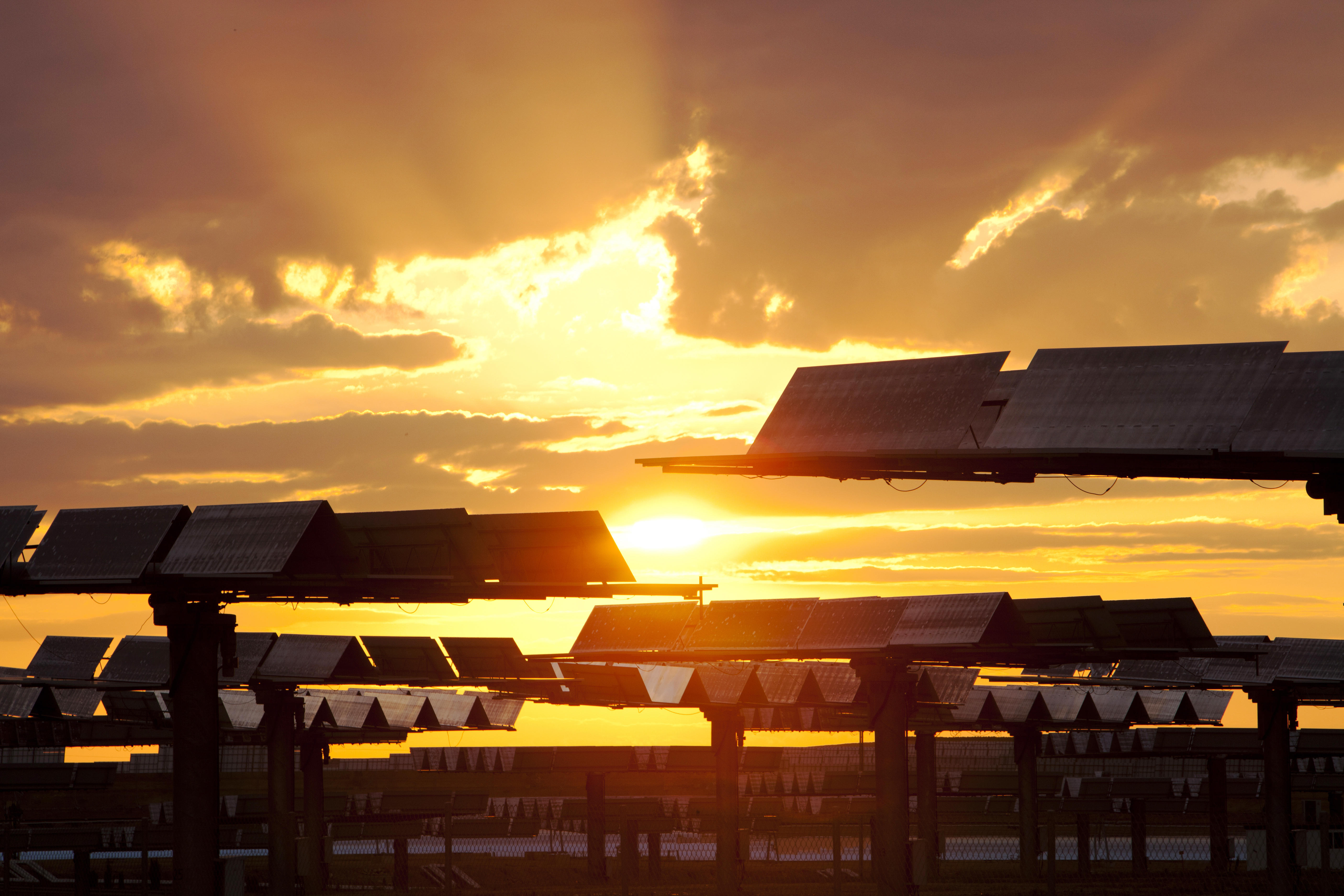 Foto: Photovoltaik Anlagen in Spanien