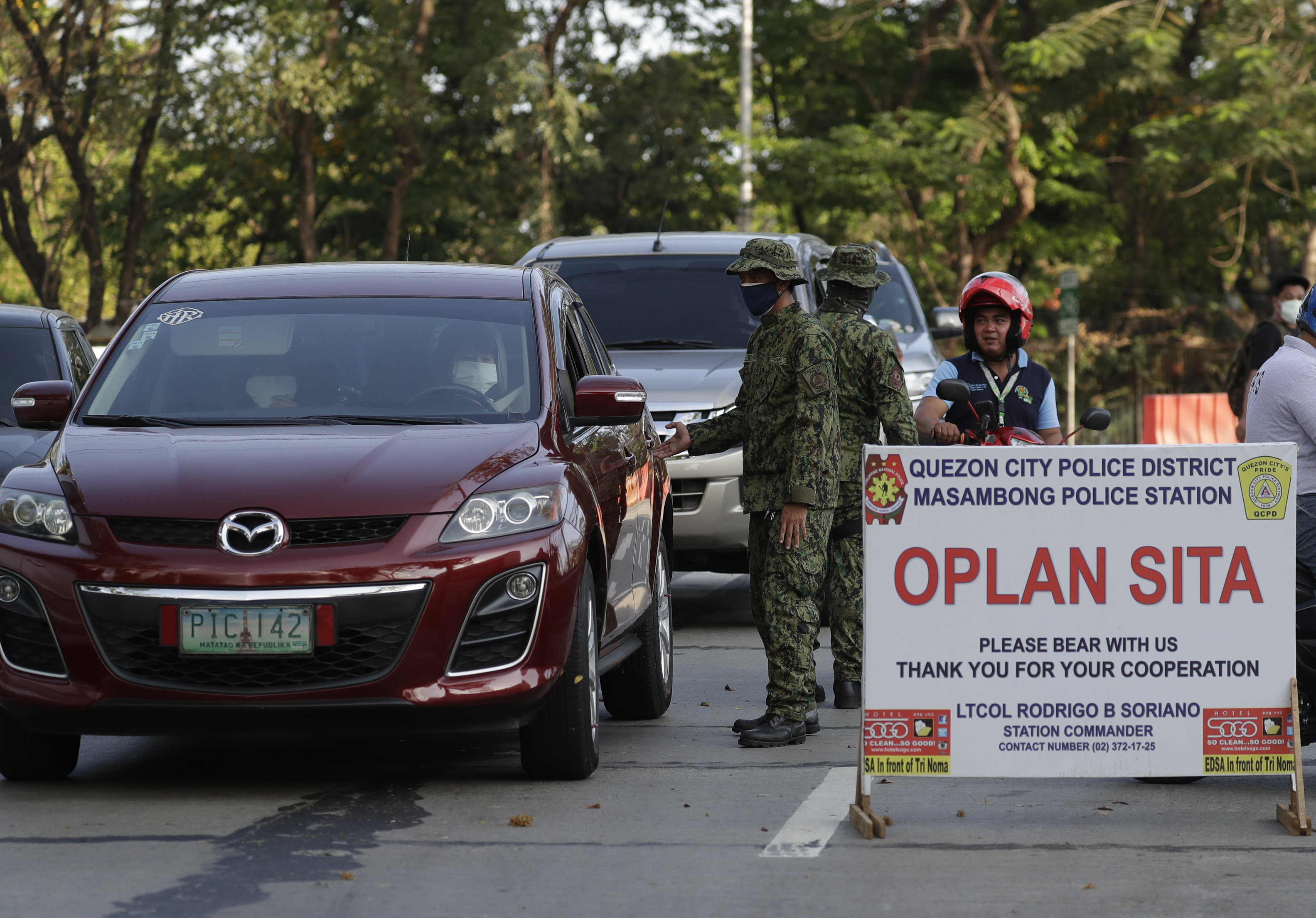 Checkpoint in Manila 