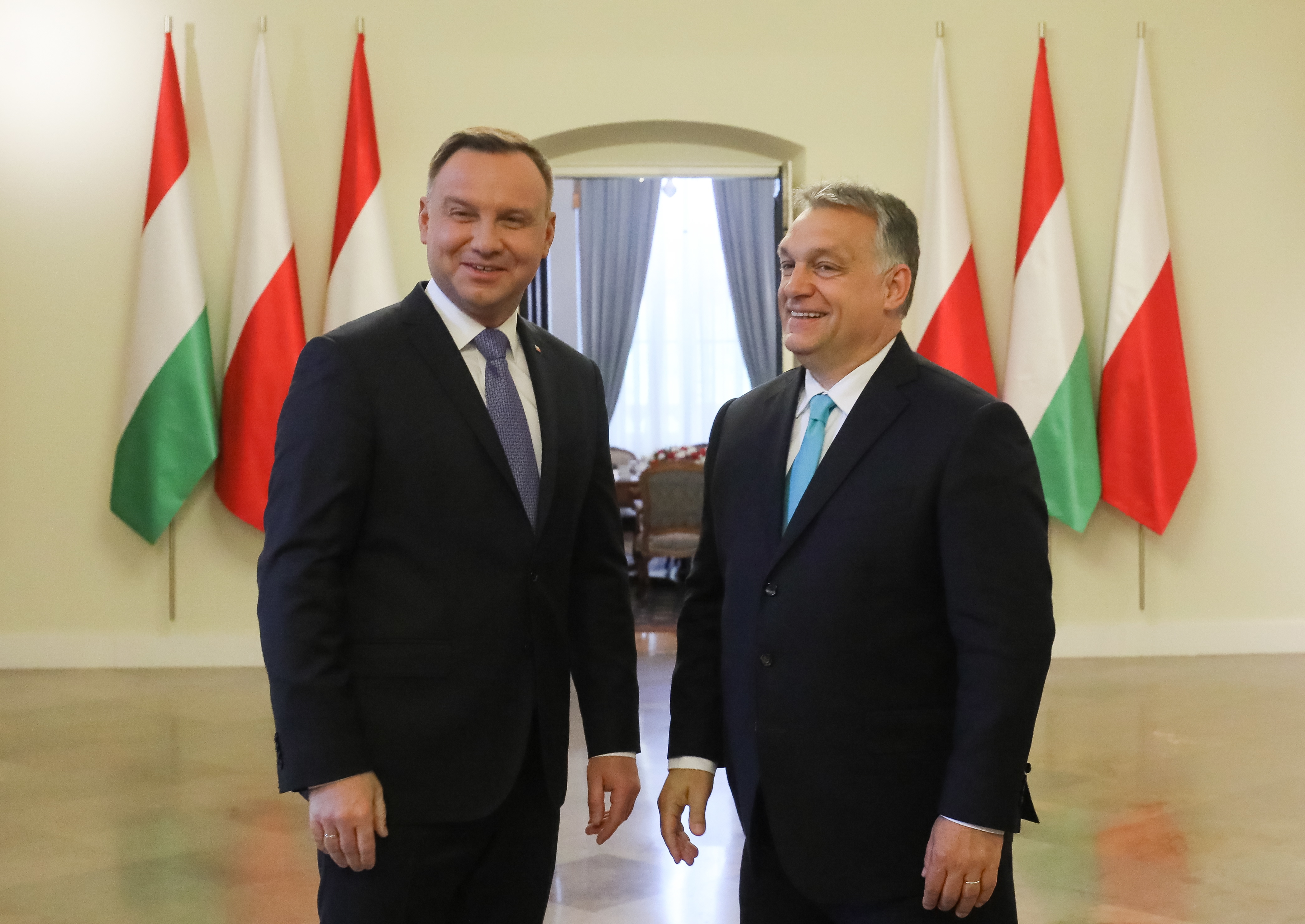 Andrzej Duda und Viktor Orbán 