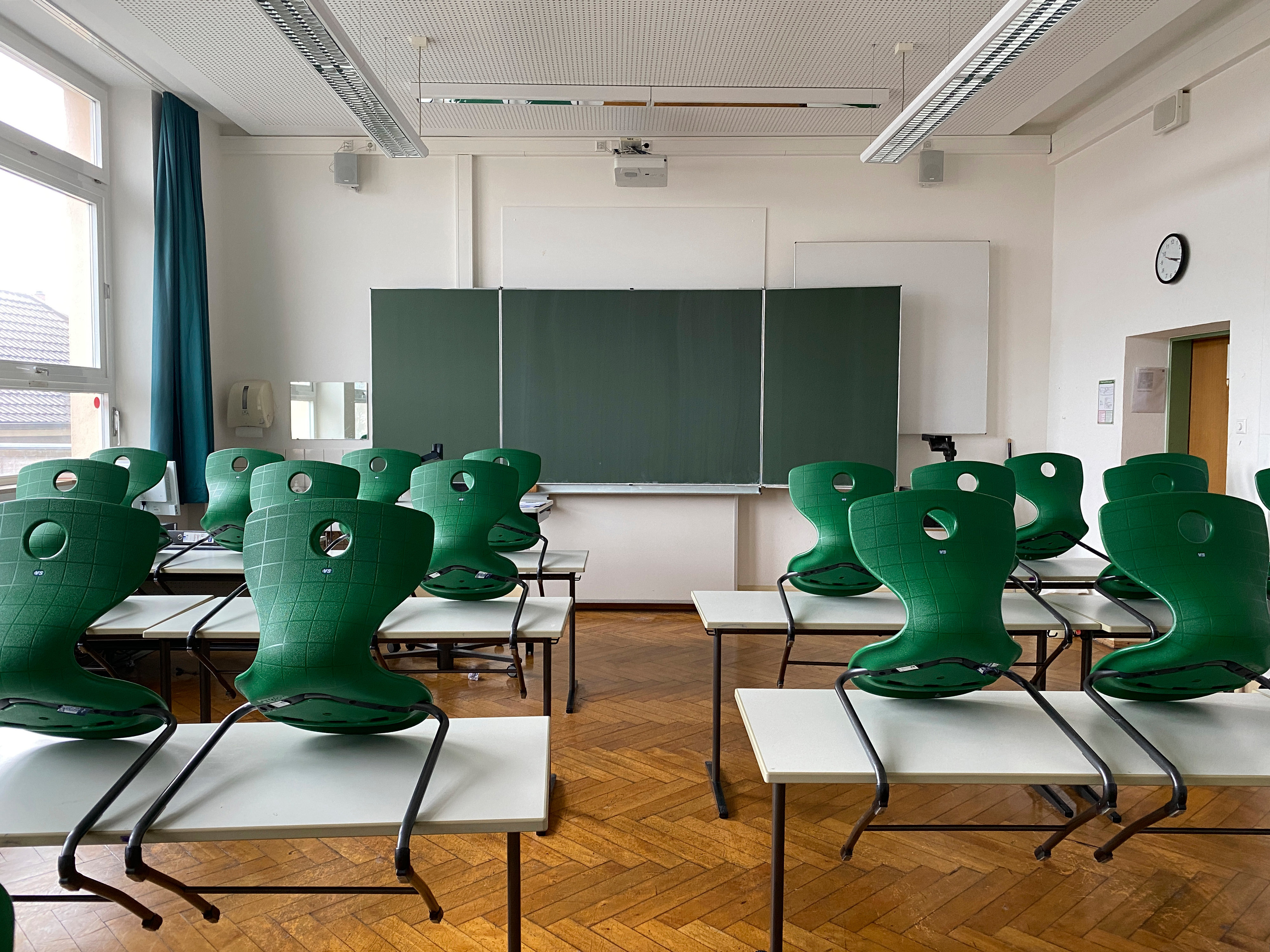 Leeres Klassenzimmer