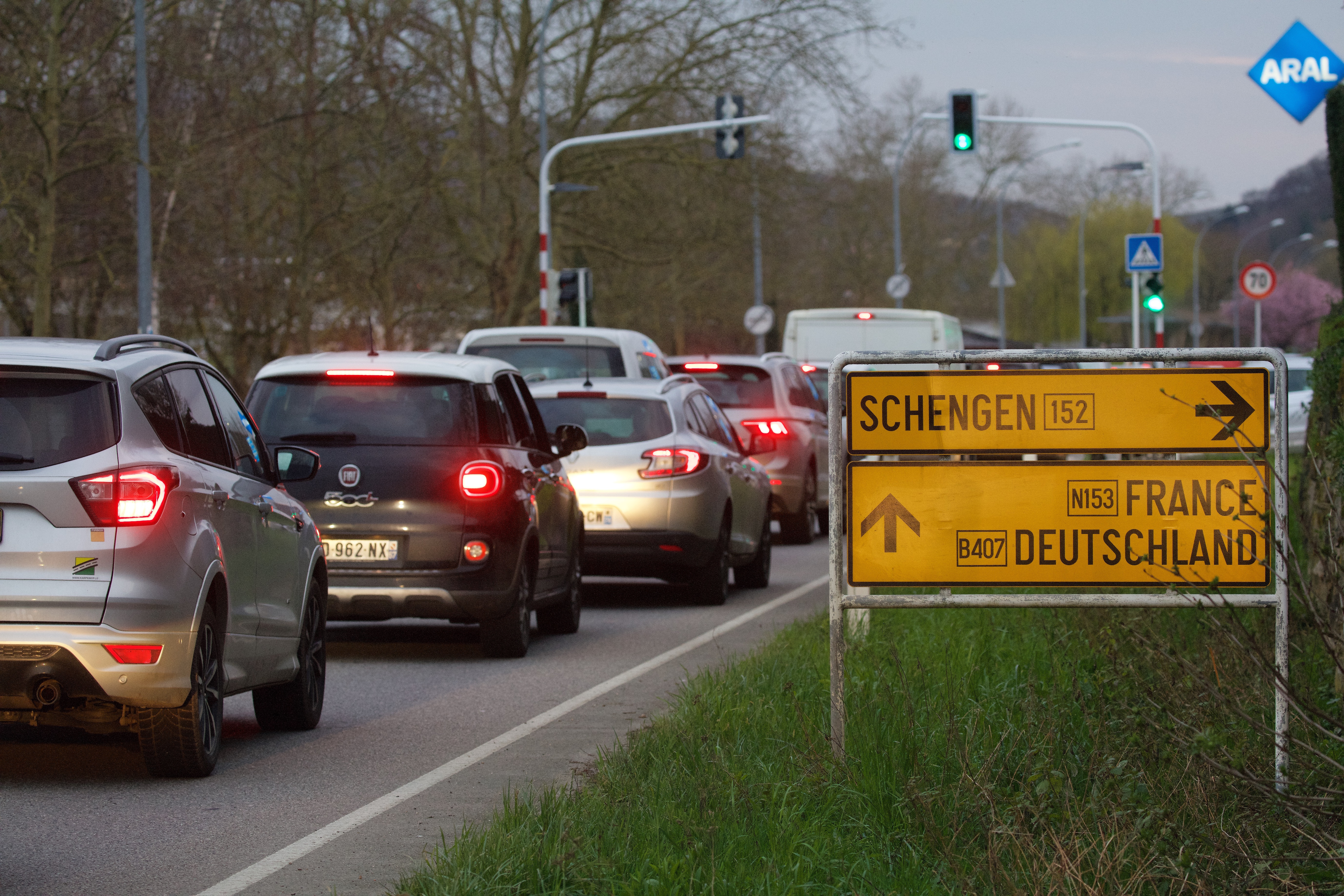 Grenze zwischen Deutschland und Luxemburg