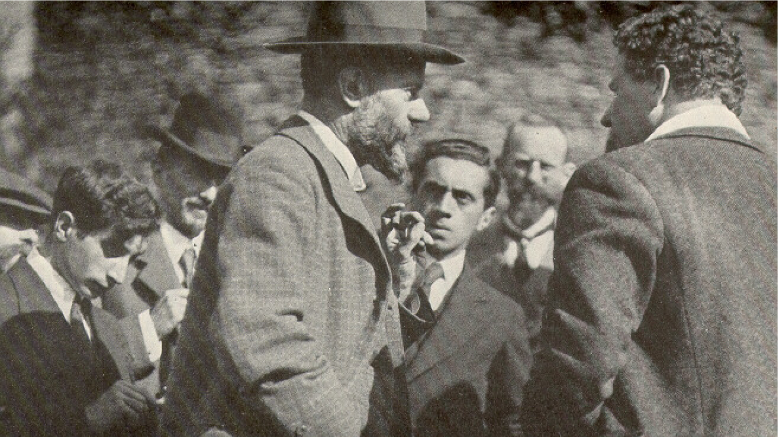 Max Weber 1917 auf der Lauensteginer Tagung