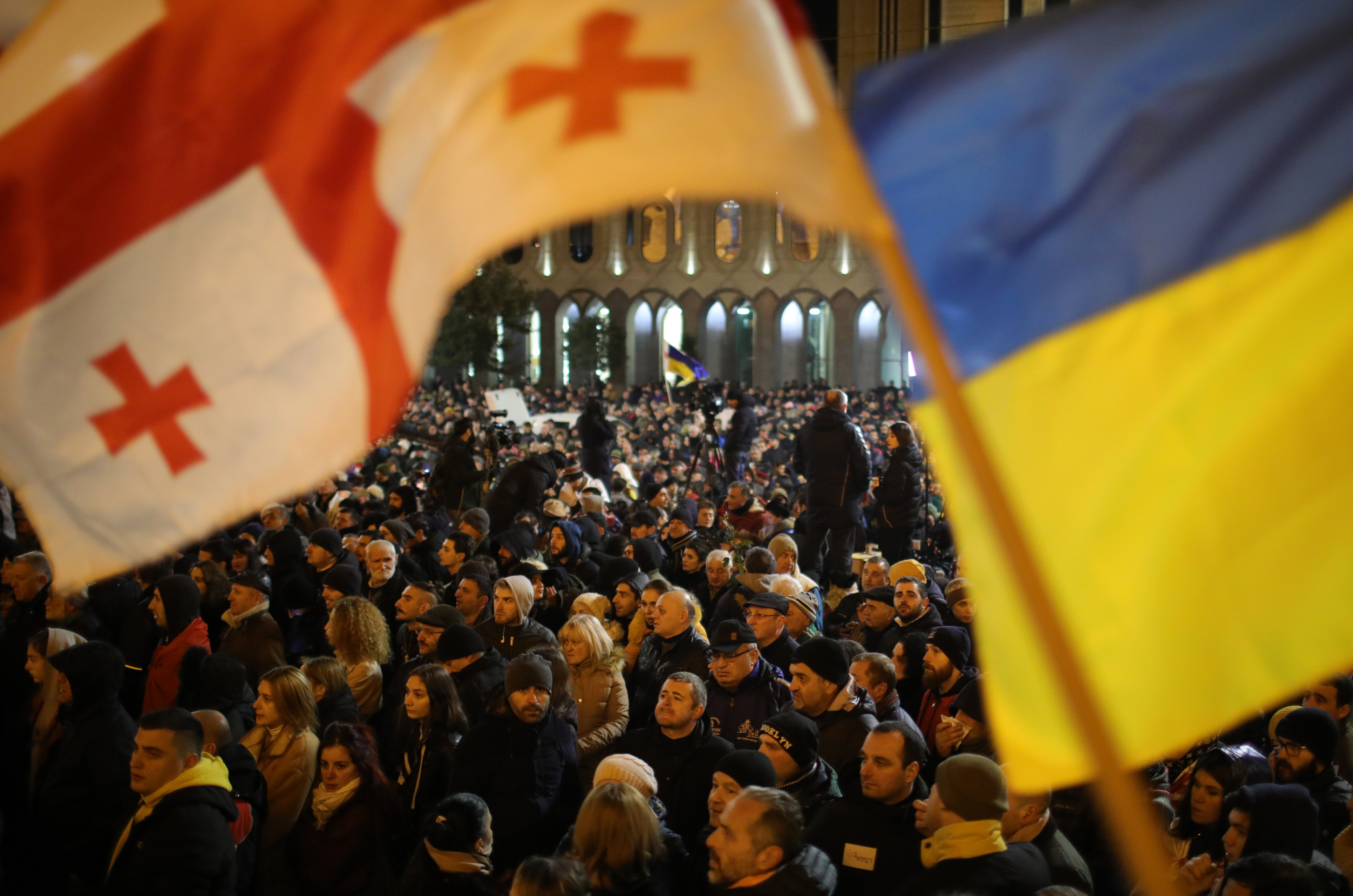 Demonstrationen Georgien