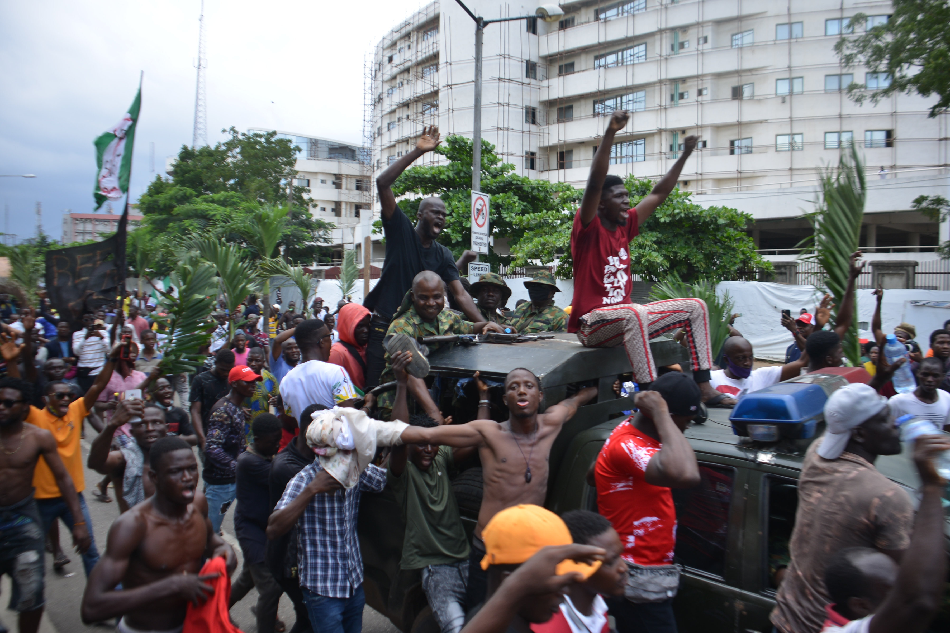 Proteste in Lagos