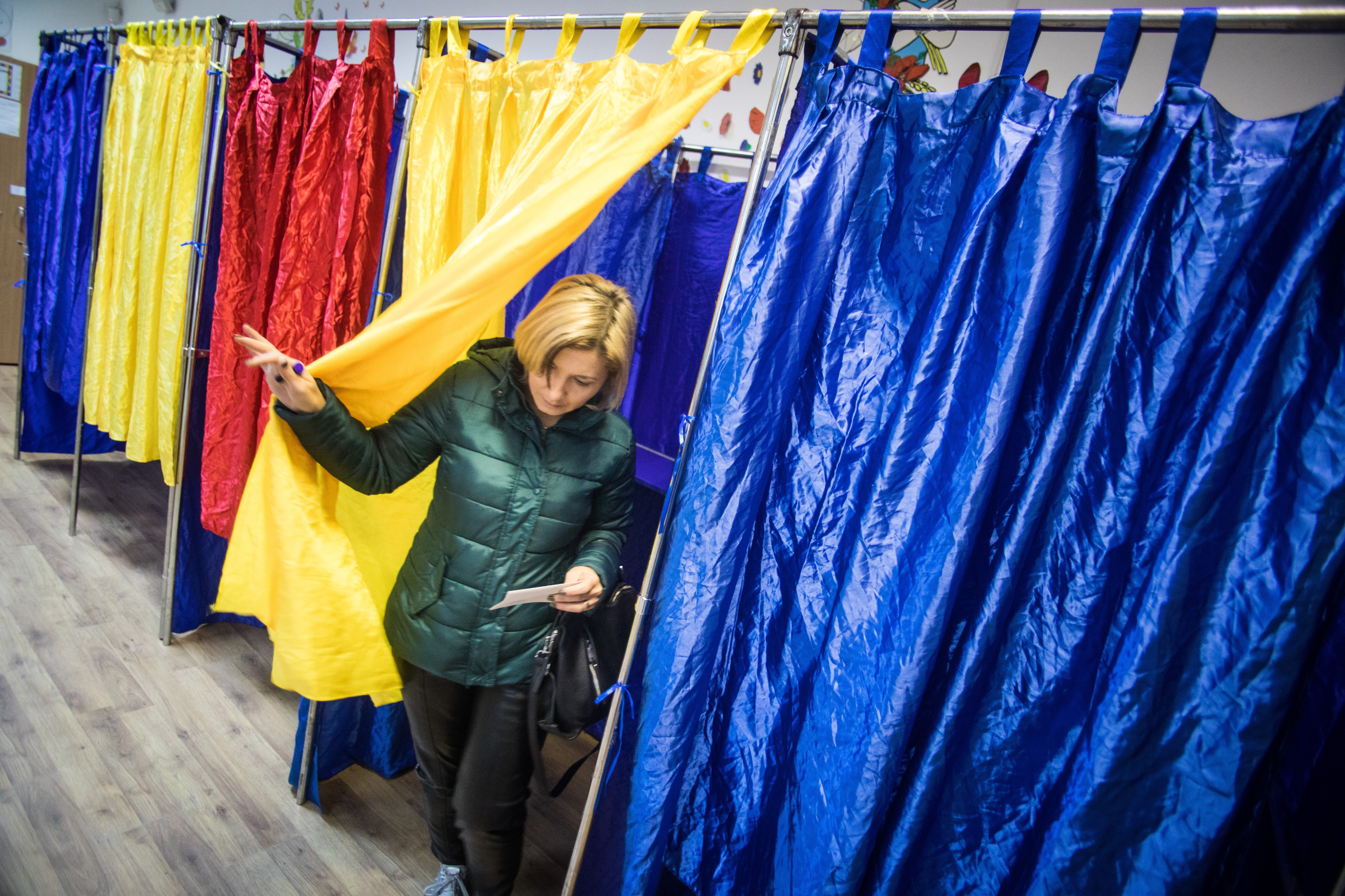 Rumänien Wahllokal