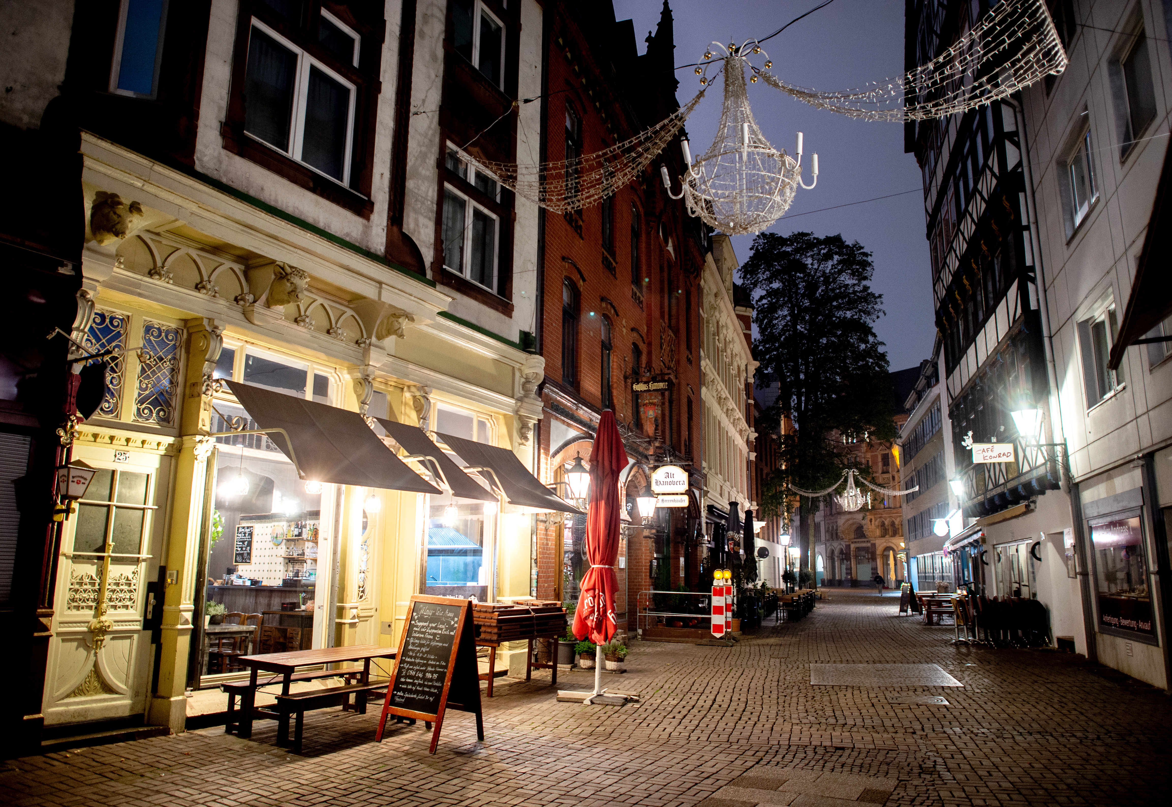 Lockdown Deutschland Innenstadt