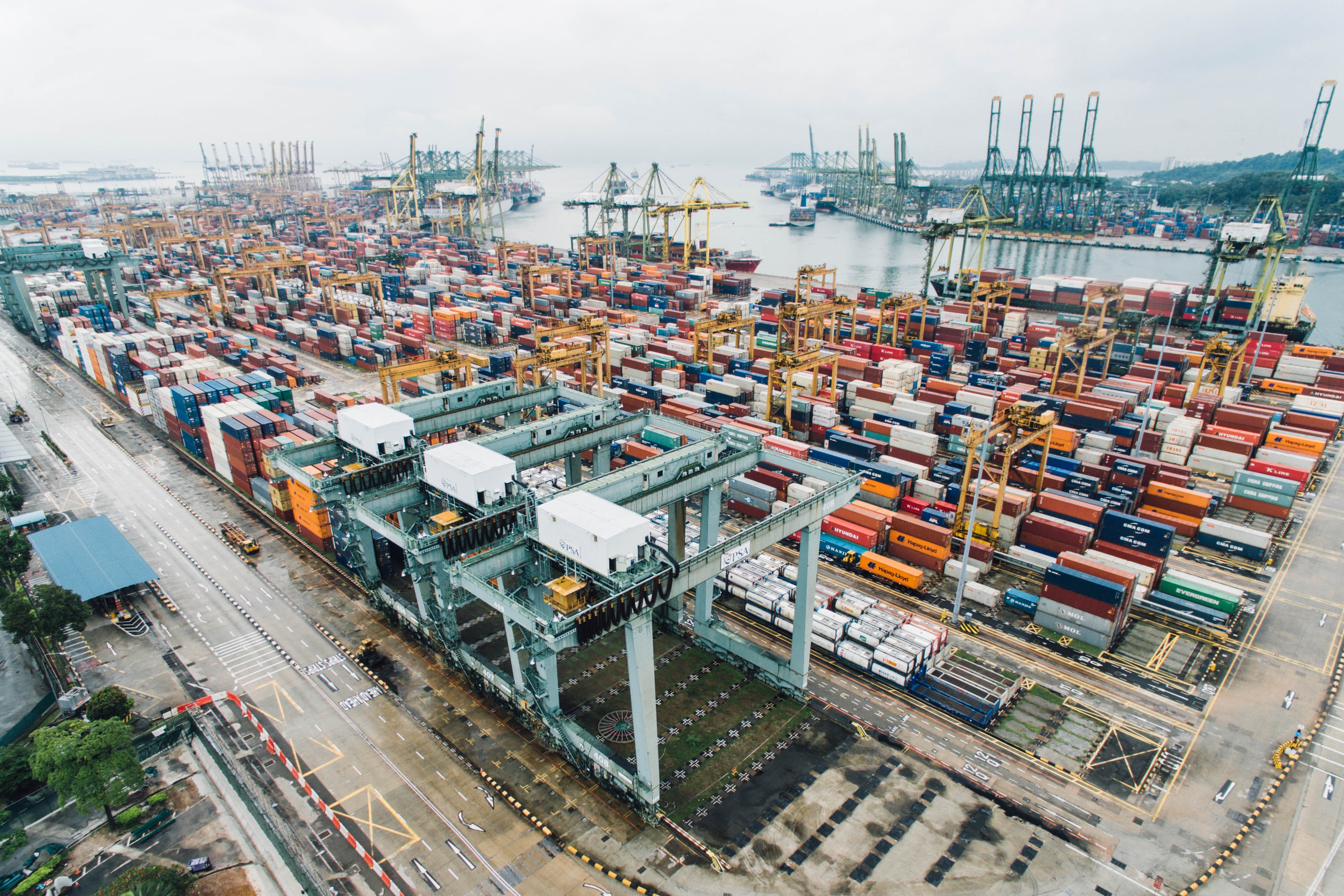 Hafen Singapur Freihandel