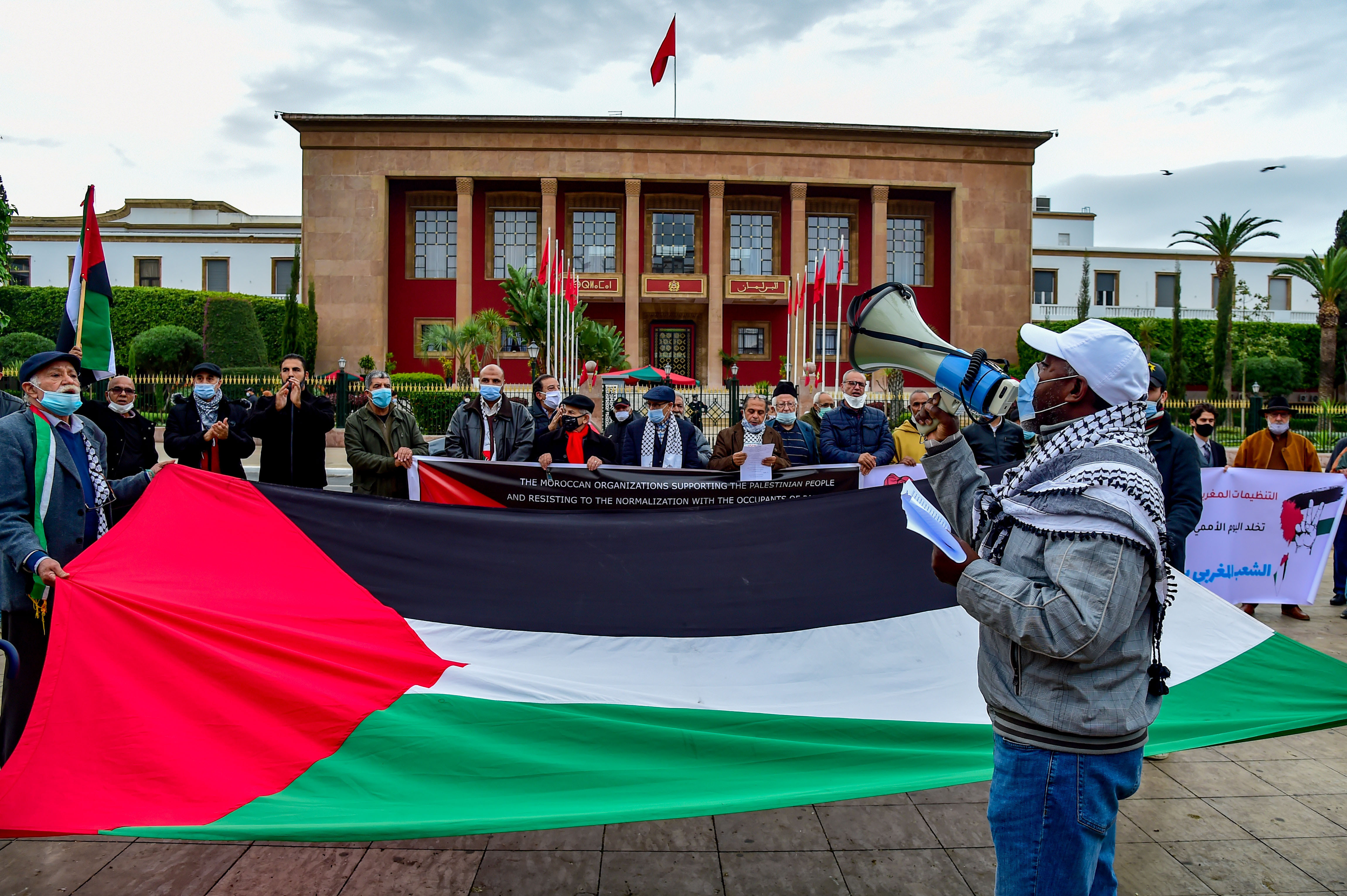 Marokko Protest Israel