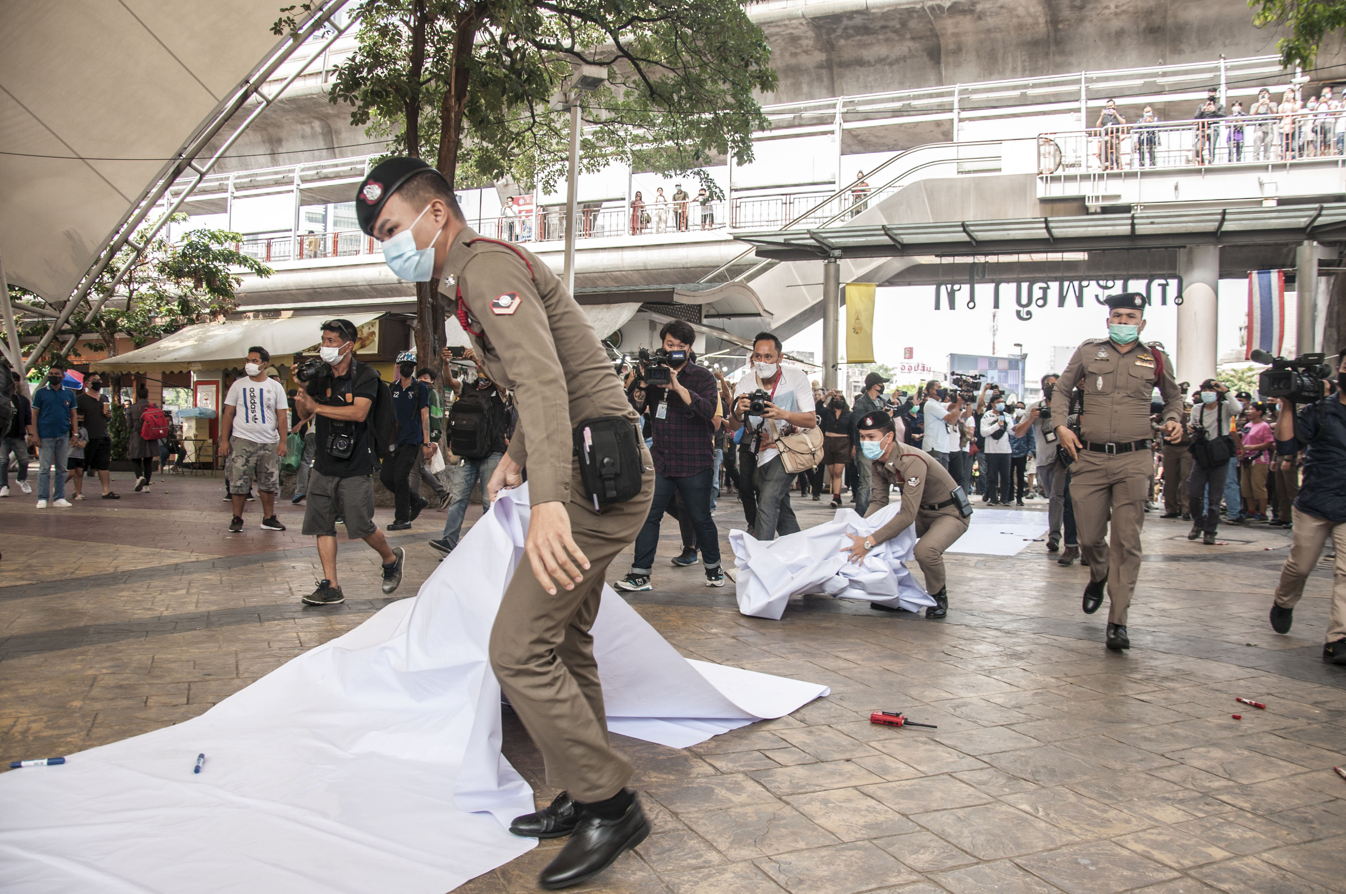 Proteste Majestätsbeleidigungs-Gesetz Thailand
