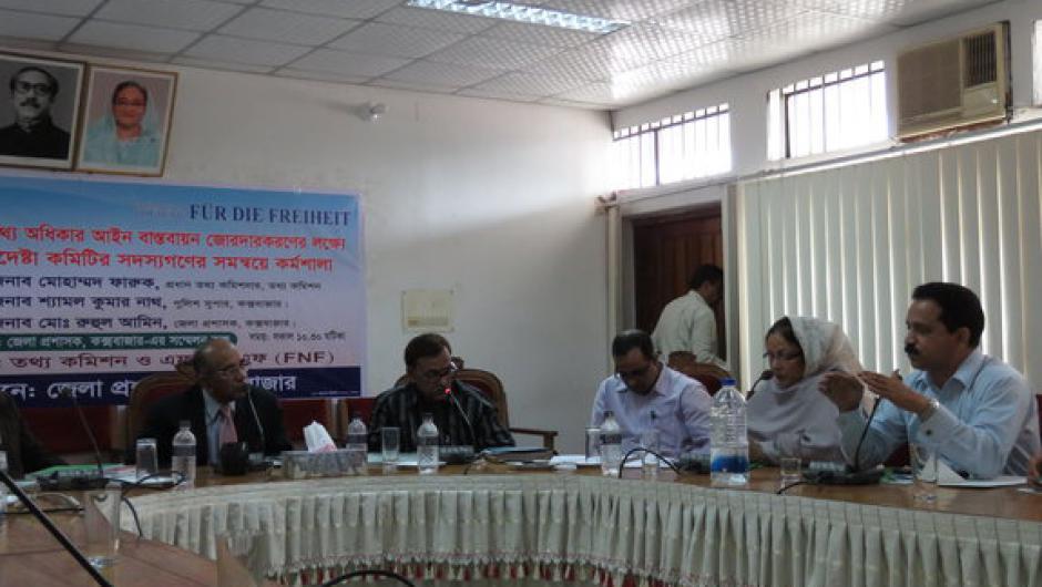 Right to Information (RTI) Workshop in Cox's Bazar