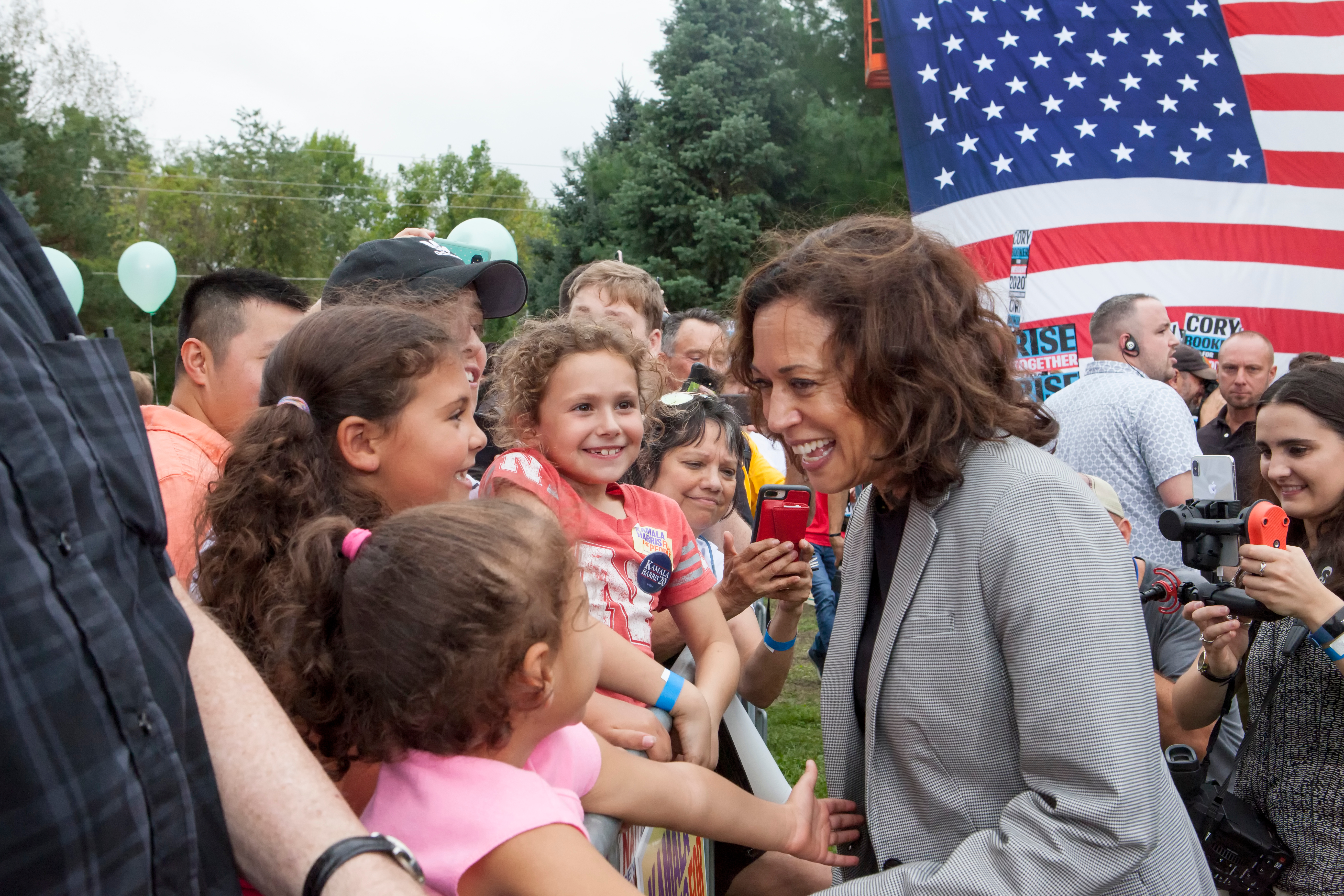 Kamala Harris Des Moines, Iowa, USA