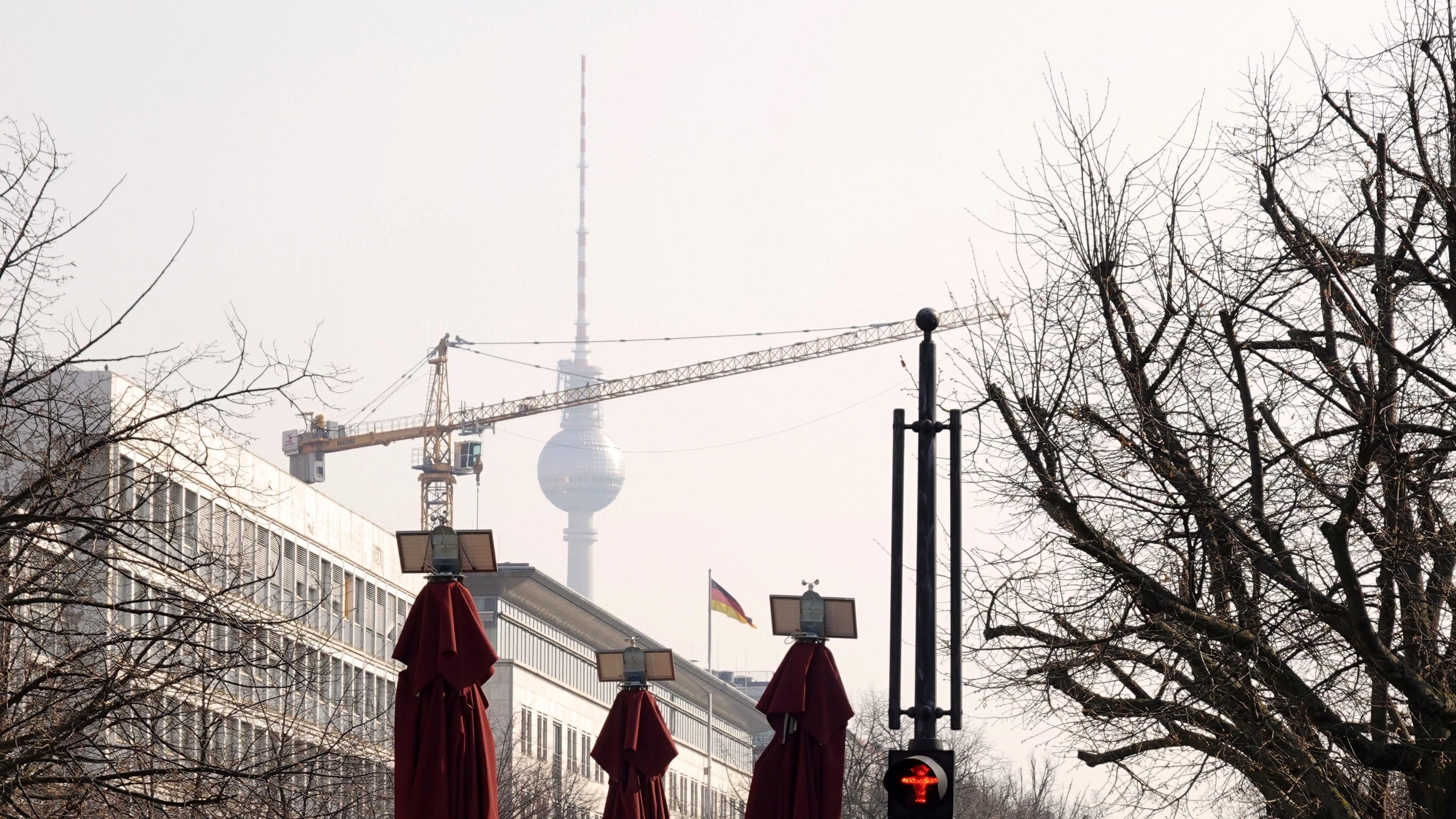 Baukran in Berlin-Mitte