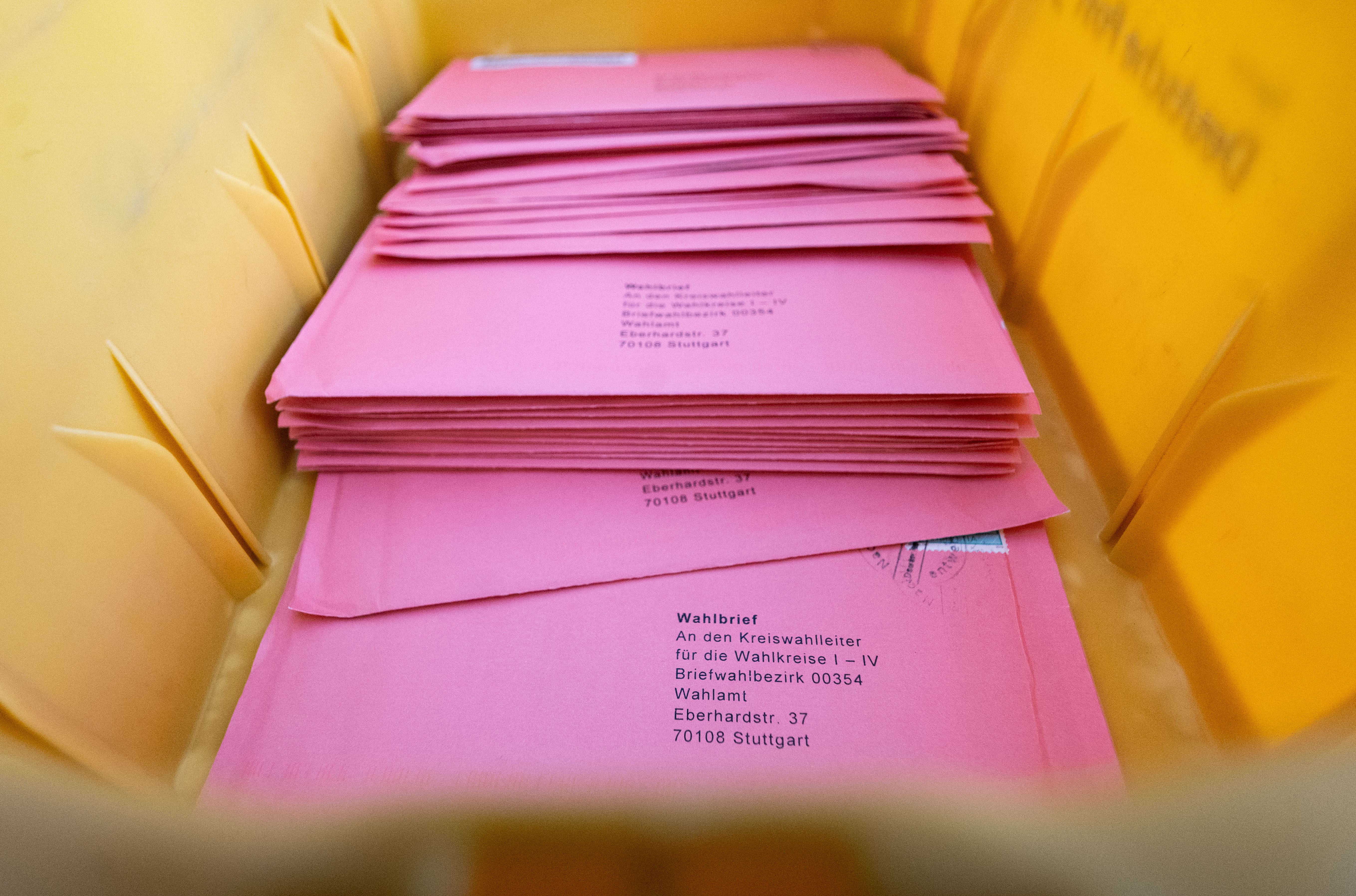 Wahlbriefe zur Landtagswahl in Baden-Württemberg