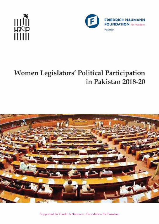 Women Legislators Political Participation in Pakistan 2018-20