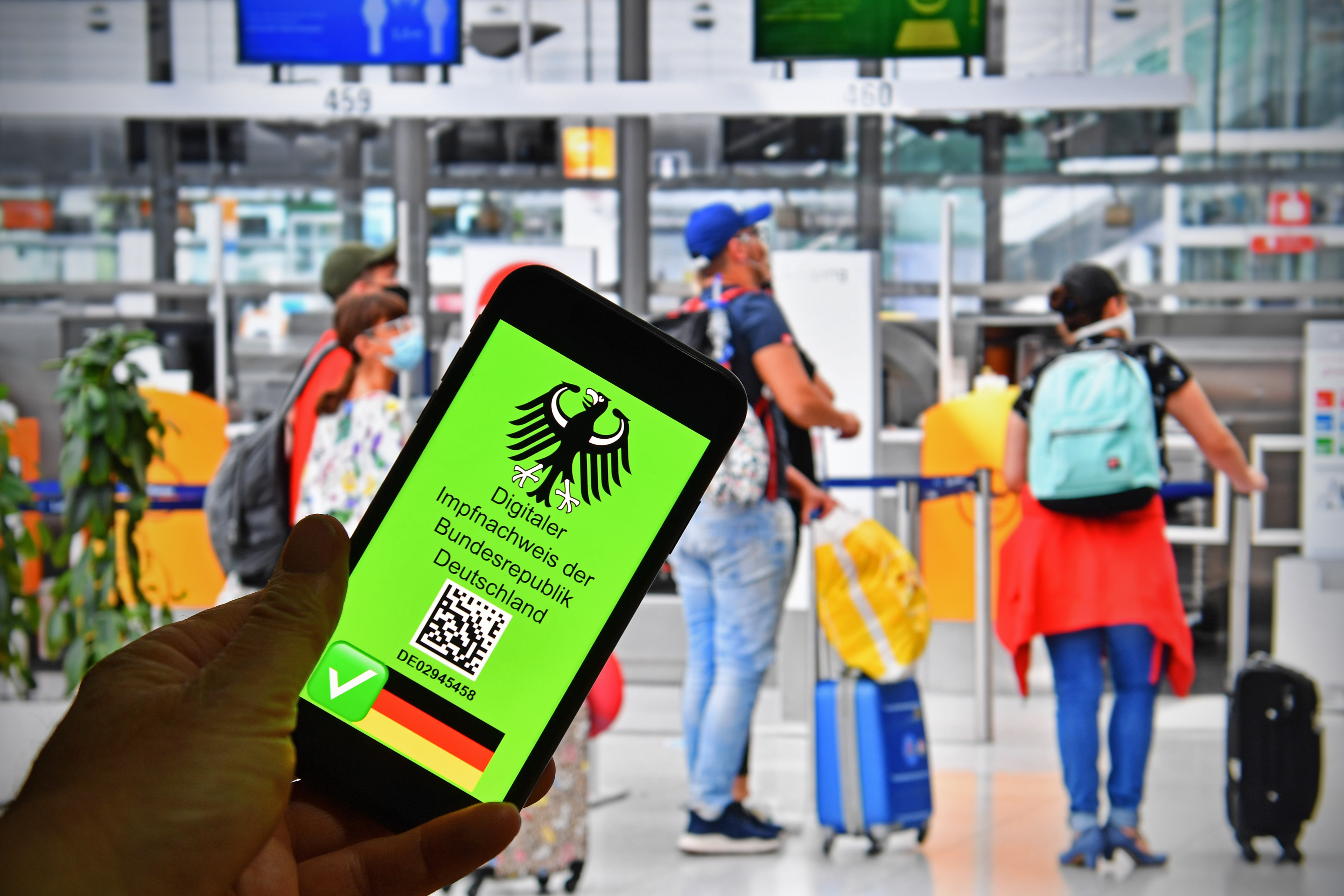 Symbolbild / Digitaler Impfpass der Bundesrepublik Deutschland