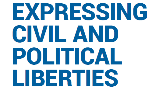 Expressing civil and political liberties