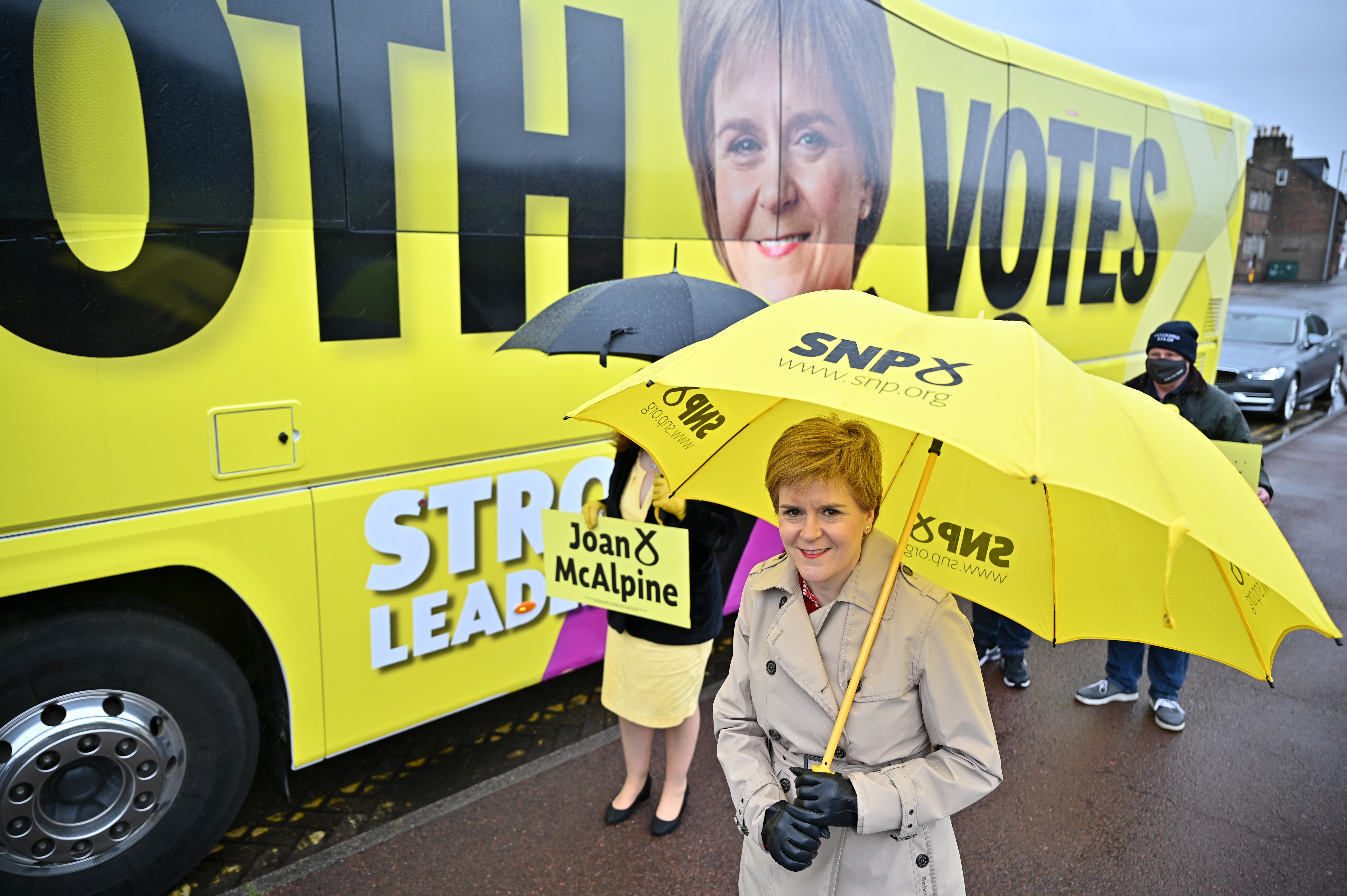 Nicola Sturgeon im Wahlkampf