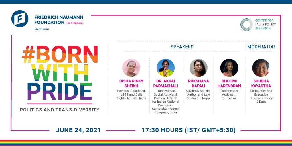 Born With Pride Event Poster