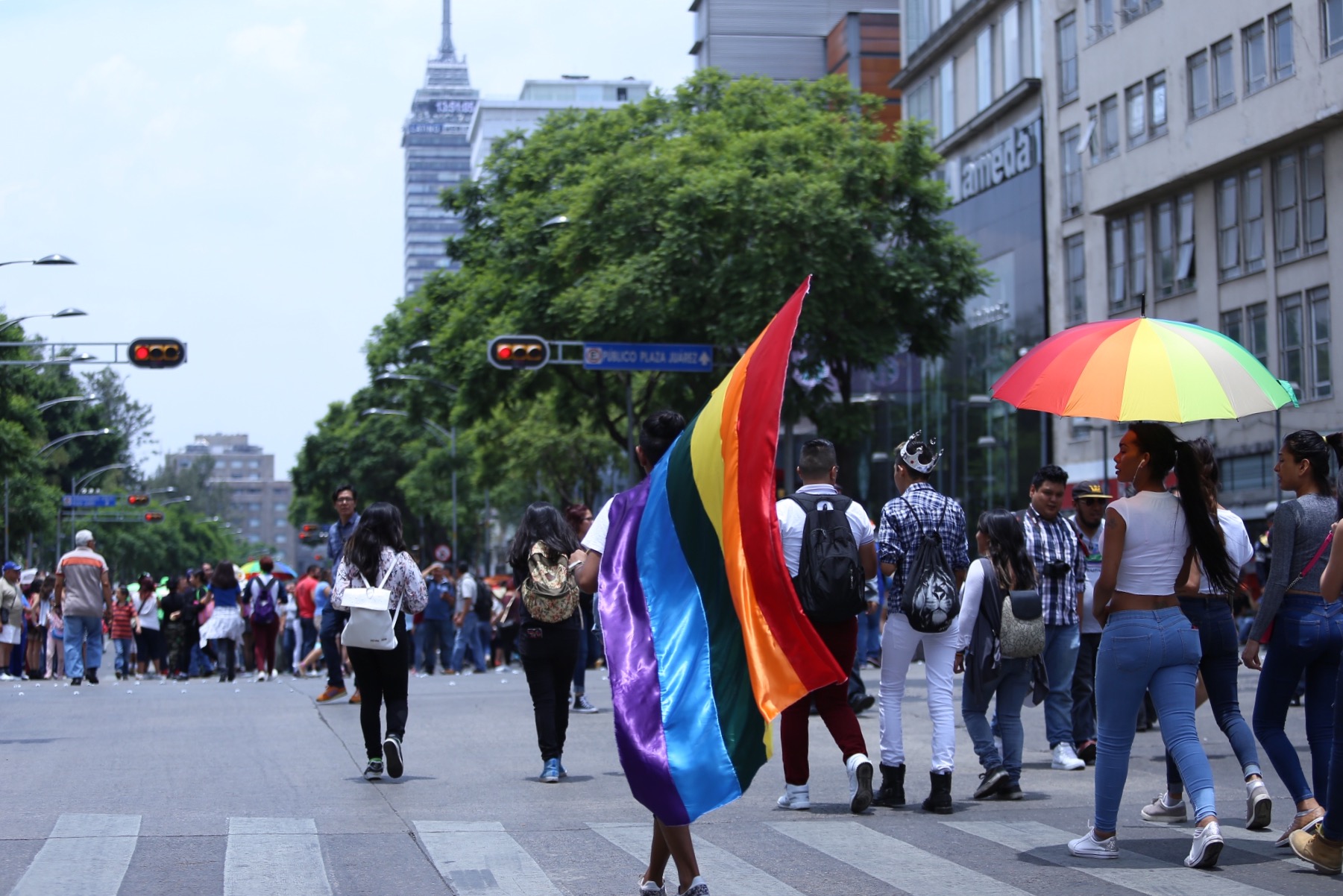 Marcha del orgullo en la Ciudad de México