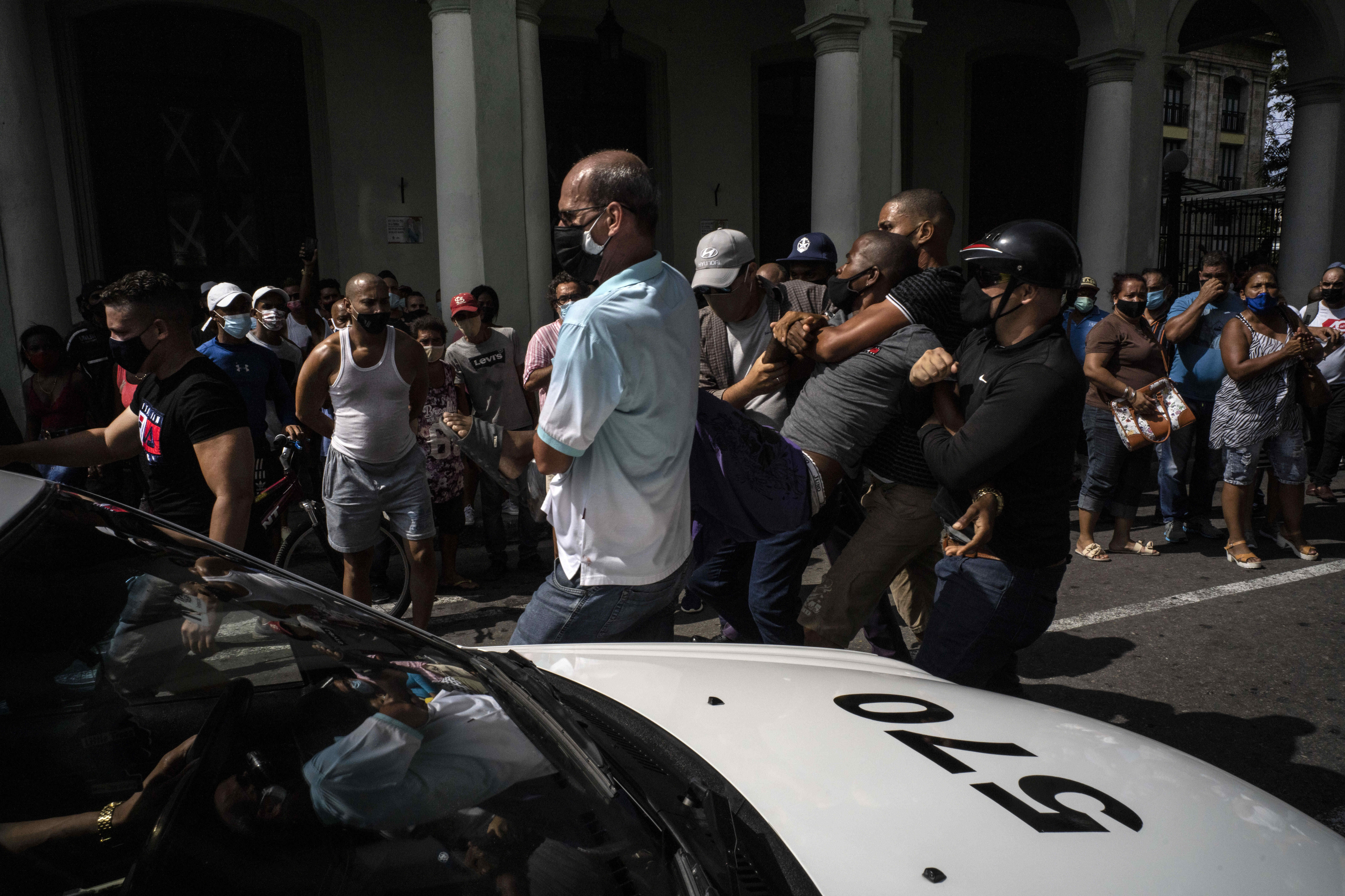 Kuba Verhaftung Demonstrant