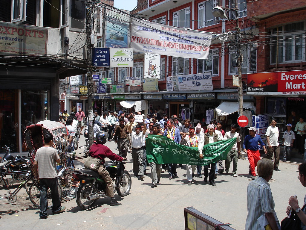 "Everyone is demonstrating" by Oliphant is licensed under CC BY-NC-ND 2.0 