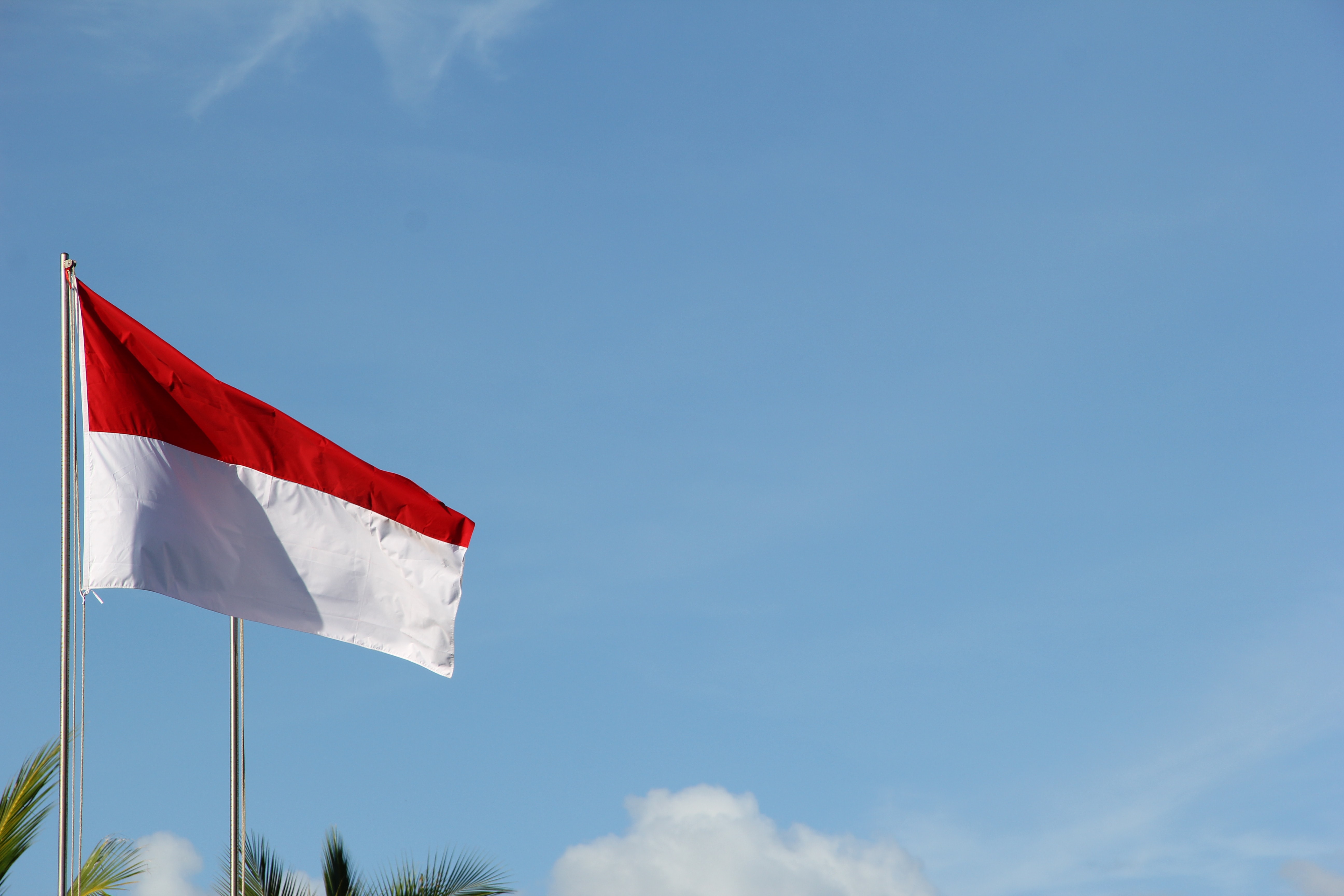 Flagge Indonesien
