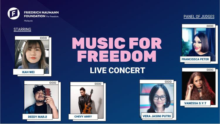 Music for Freedom Finalists and Panel of Judges 