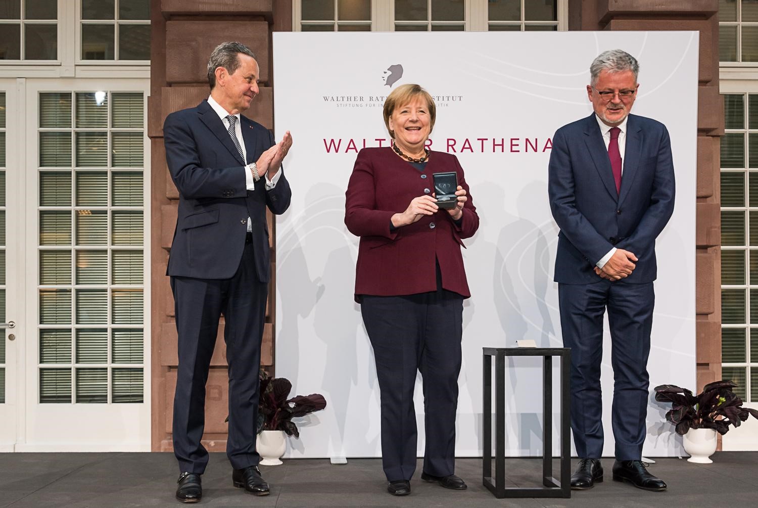 Angela Merkel erhält Walther- Rathenau- Preis