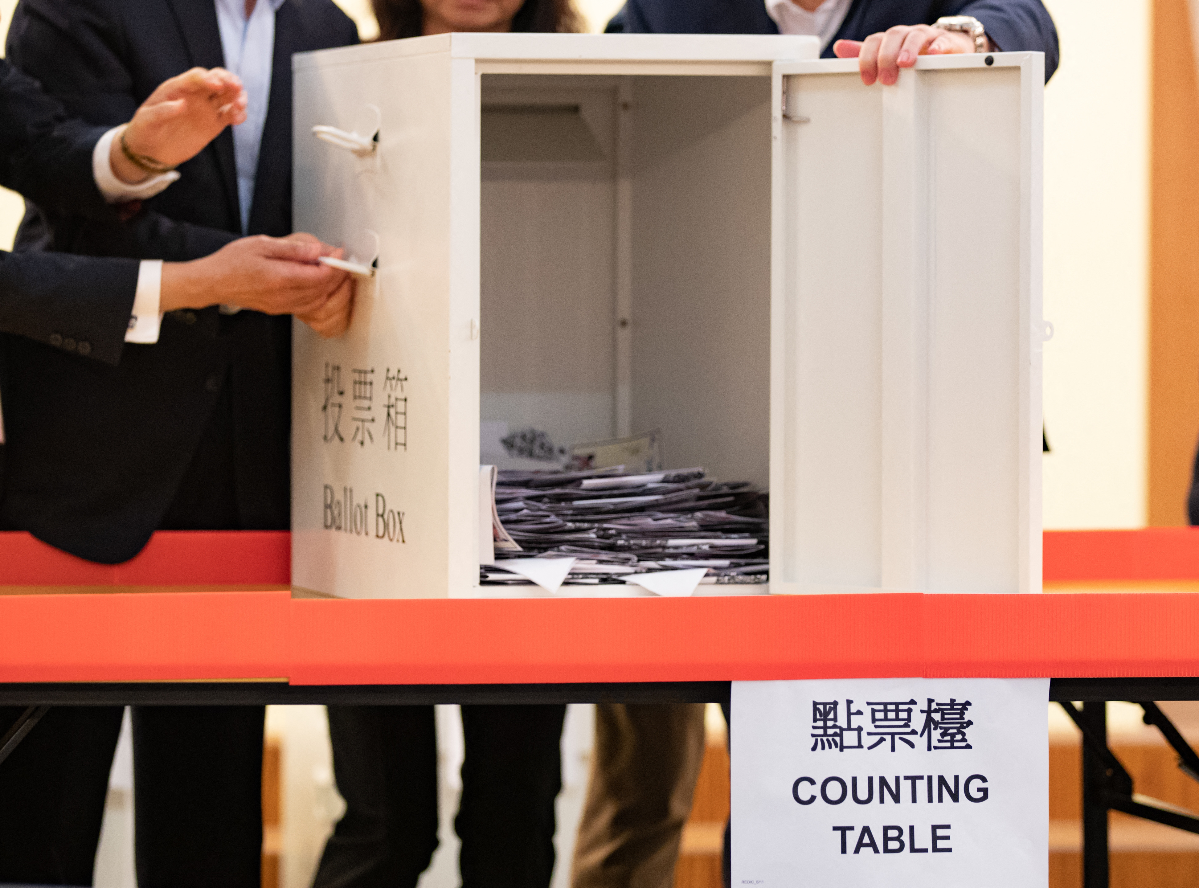 Wahlurne in HK