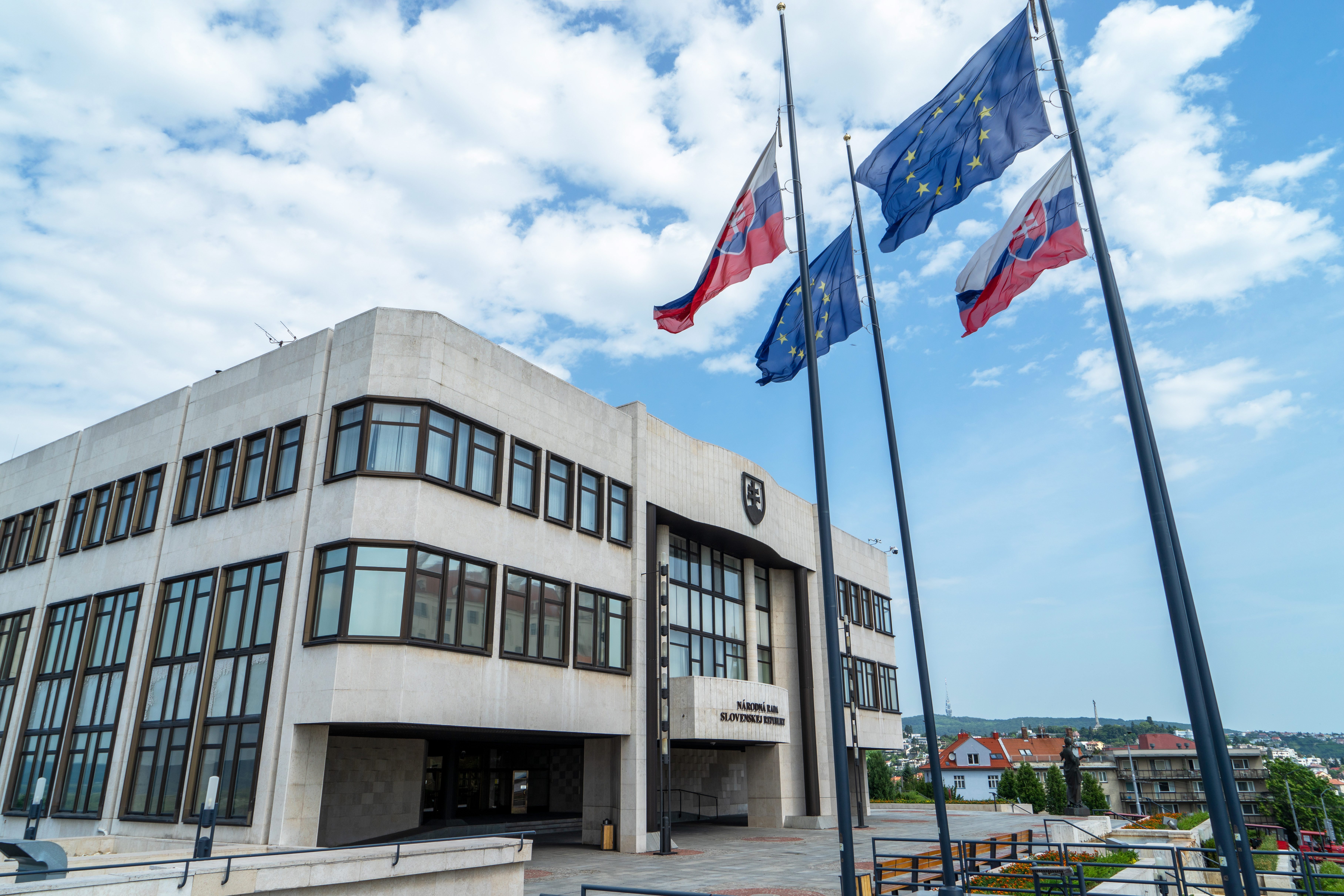 Slowakei: Das Parlamentsgebäude in Bratislava