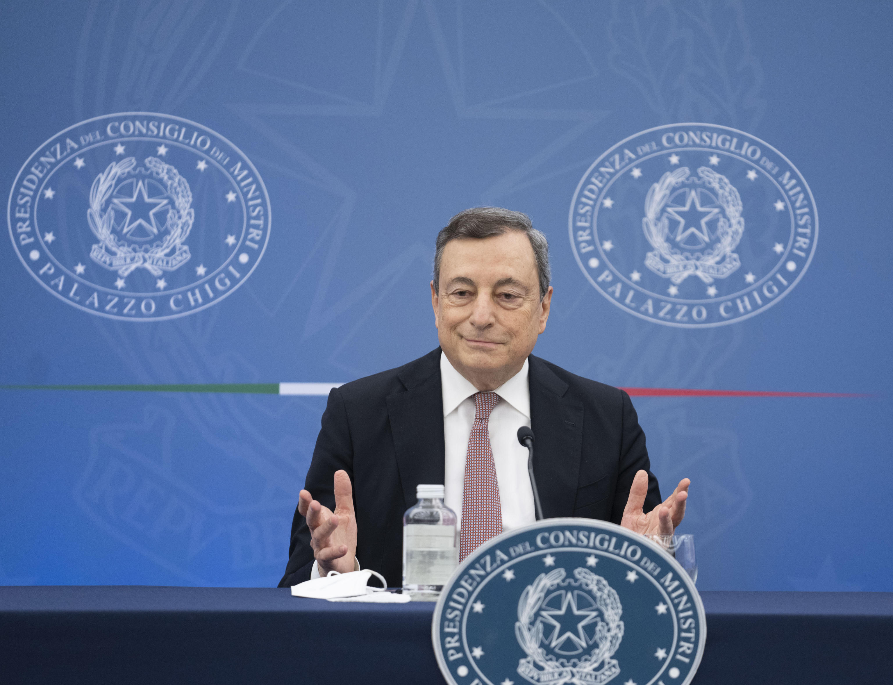 Italian Prime Minister, Mario Draghi