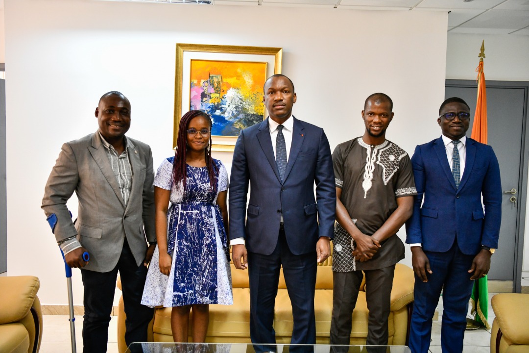Audience au cabinet du Ministre Mamadou Touré