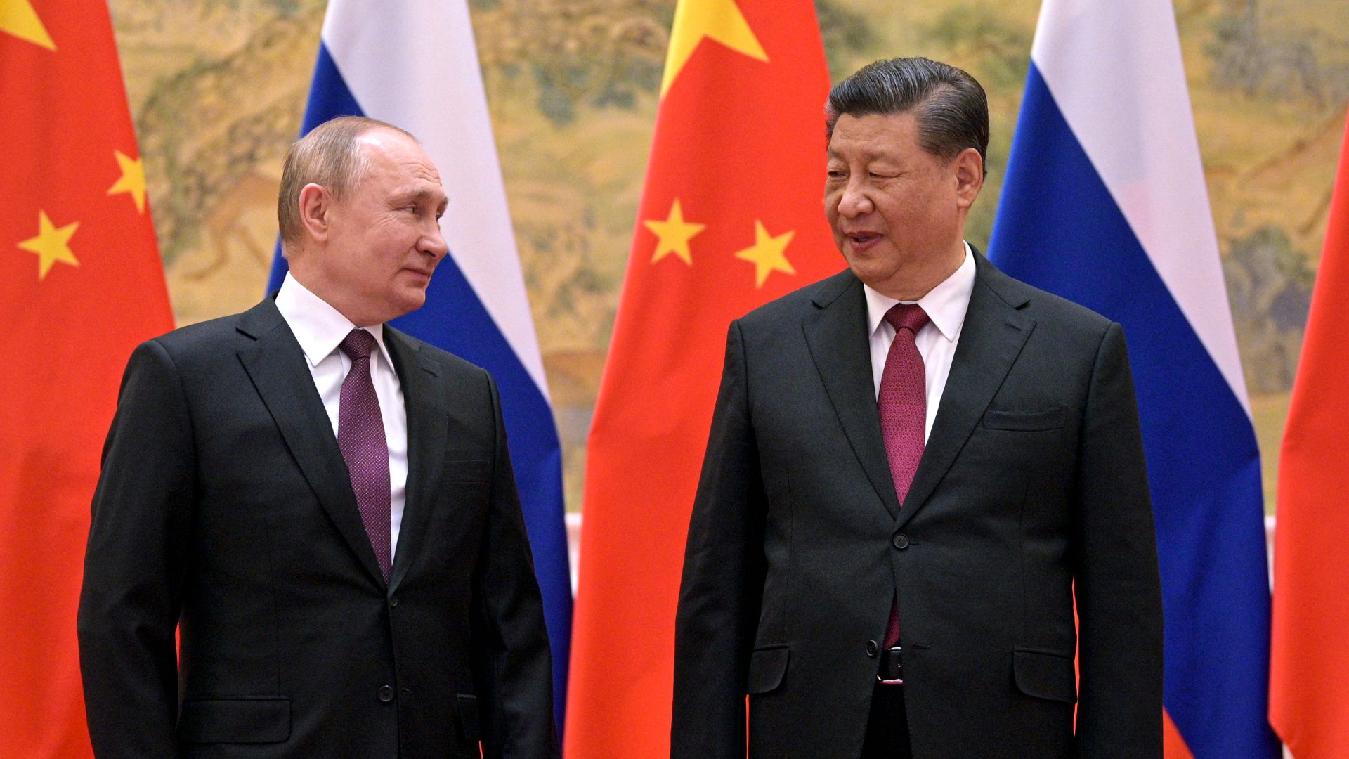 Der chinesische Präsident Xi Jinping und der russische Präsident Wladimir Putin 