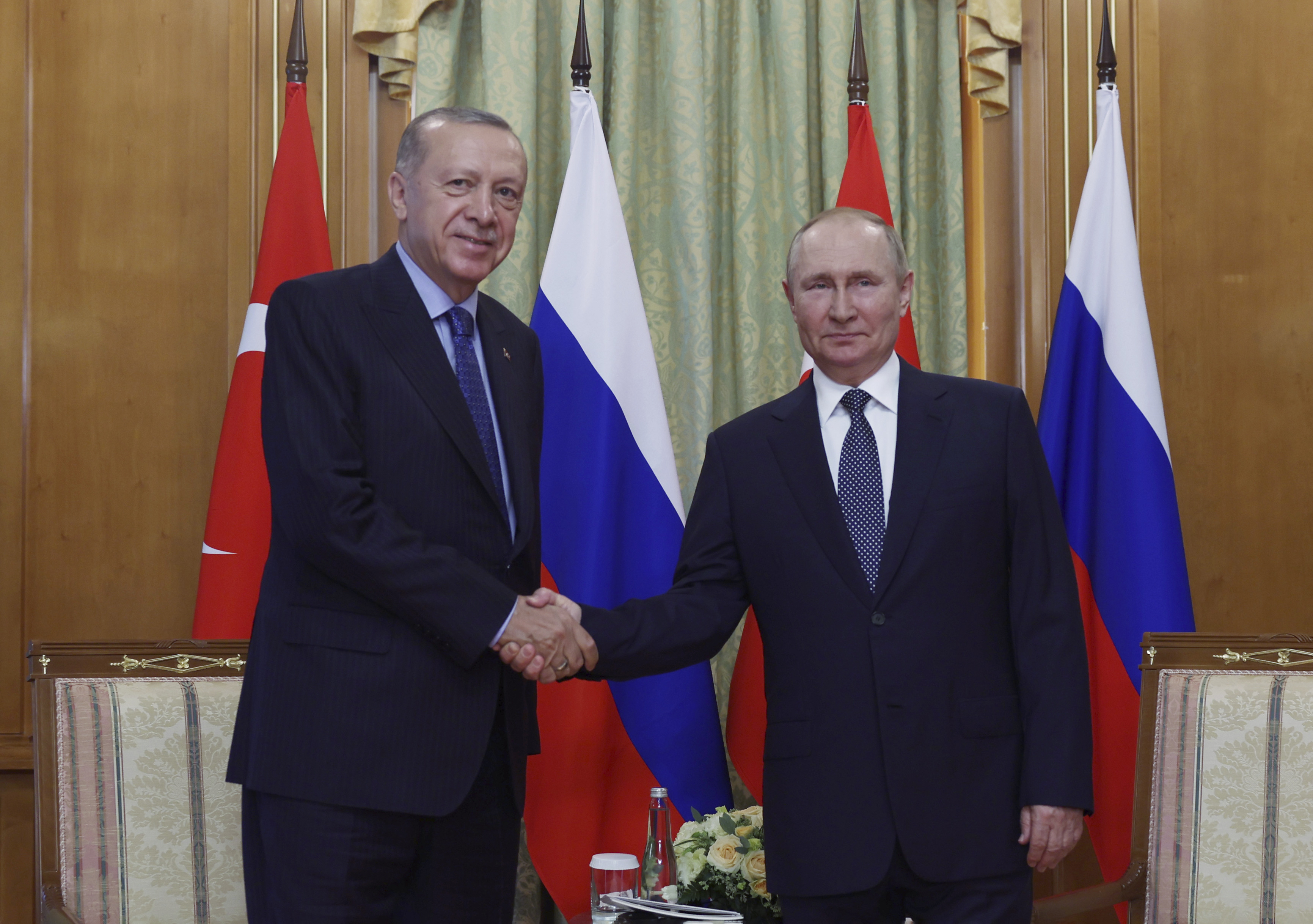 Der türkische Präsident Recep Tayyip Erdogan und der russische Präsident Wladimir Putin 