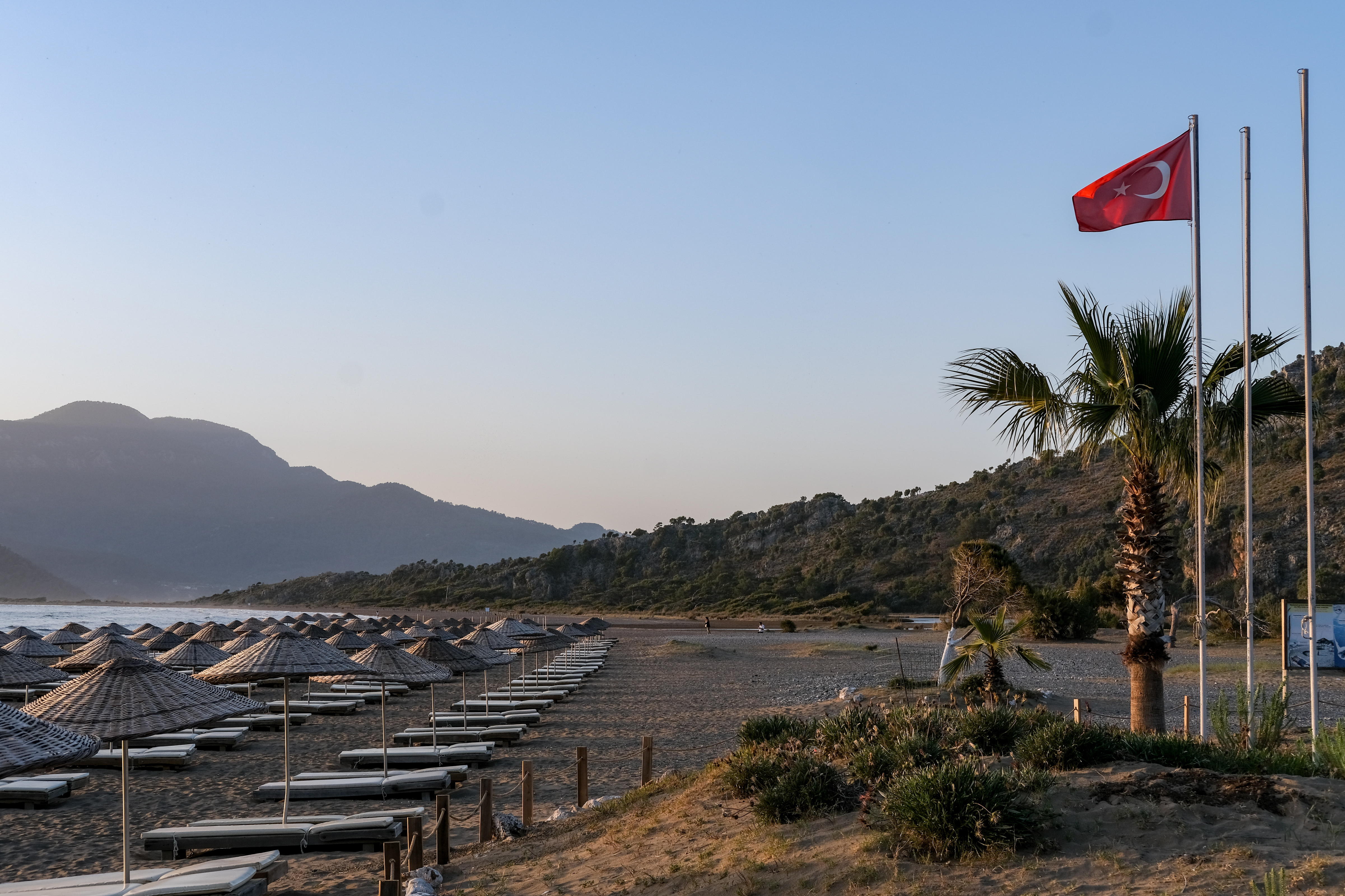 Der Iztuzu-Strand im Südwesten der Türkei
