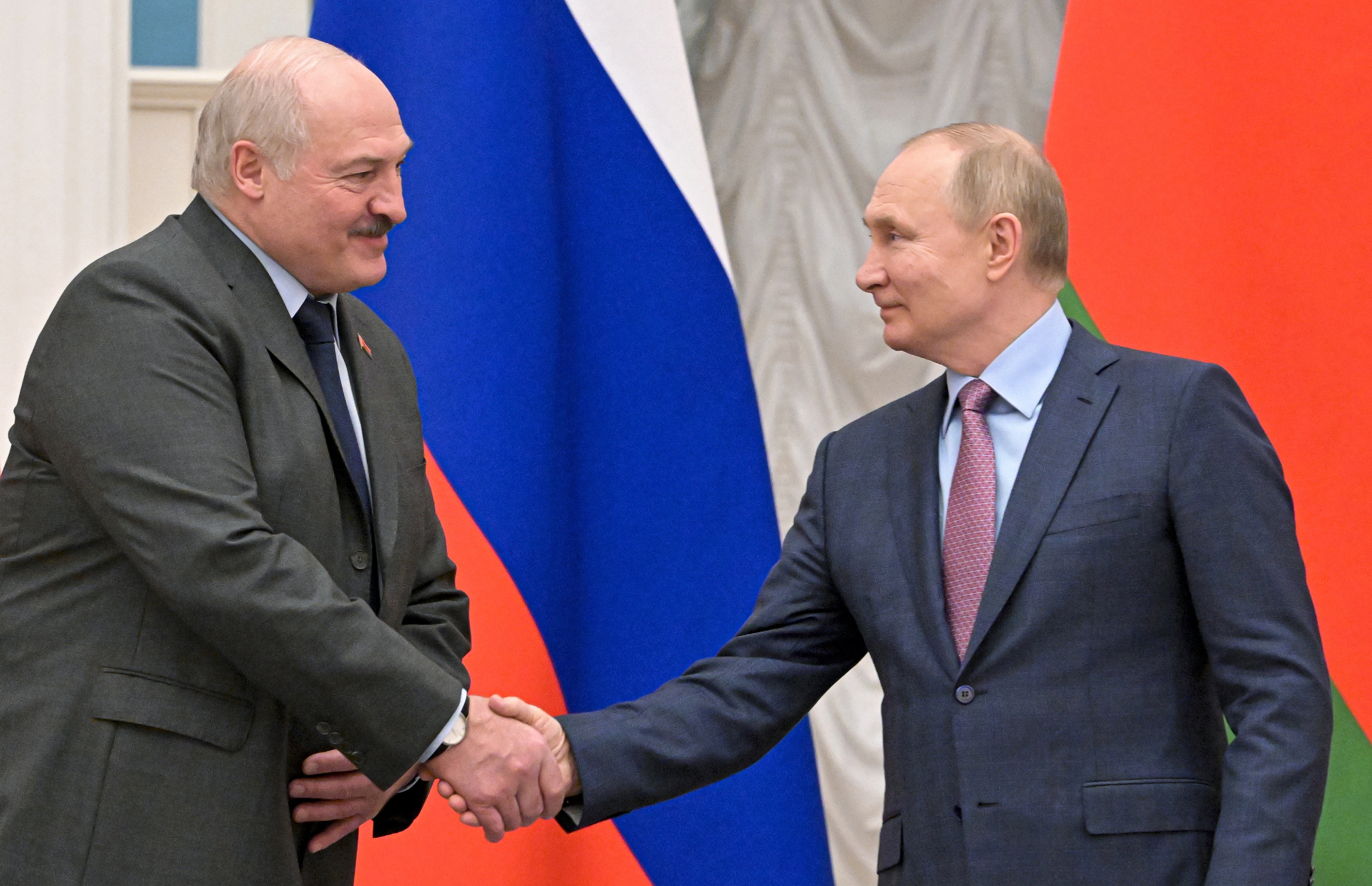  Russian President Vladimir Putin and Belarusian President Alexander Lukashenko