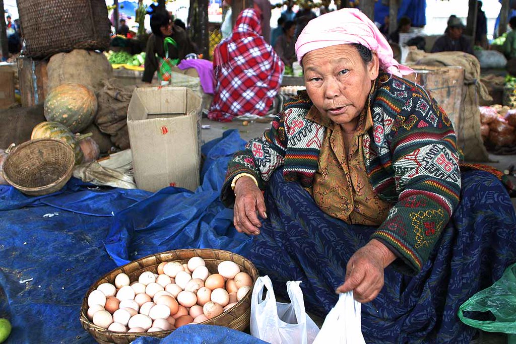  Local market in Thimphu