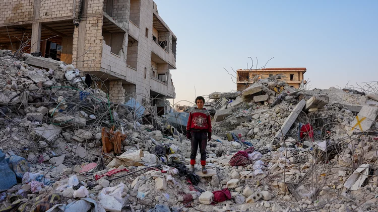 Erdbebenkatastrophe in Syrien