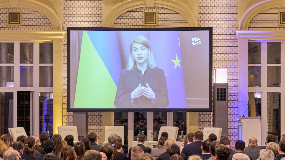 Olha Stefanishyna, stellvertretende Ministerpräsidentin und Ministerin für europäische Integration in der Ukraine