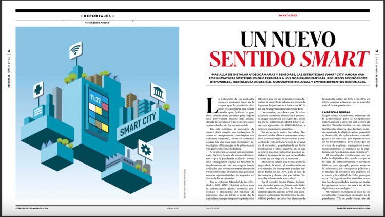 Reportaje de Forbes sobre Smartcities