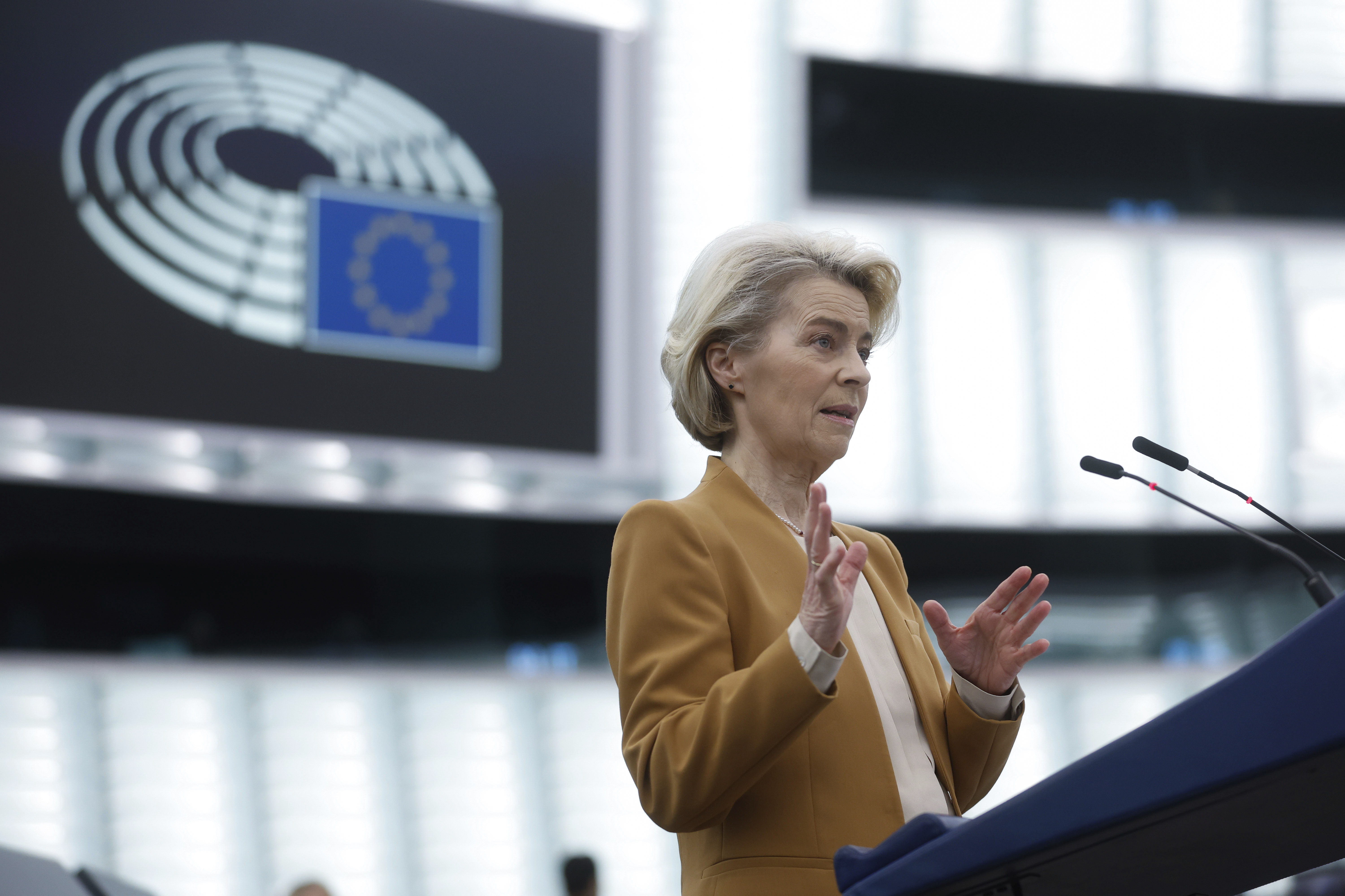 Die Präsidentin der Europäischen Kommission Ursula von der Leyen