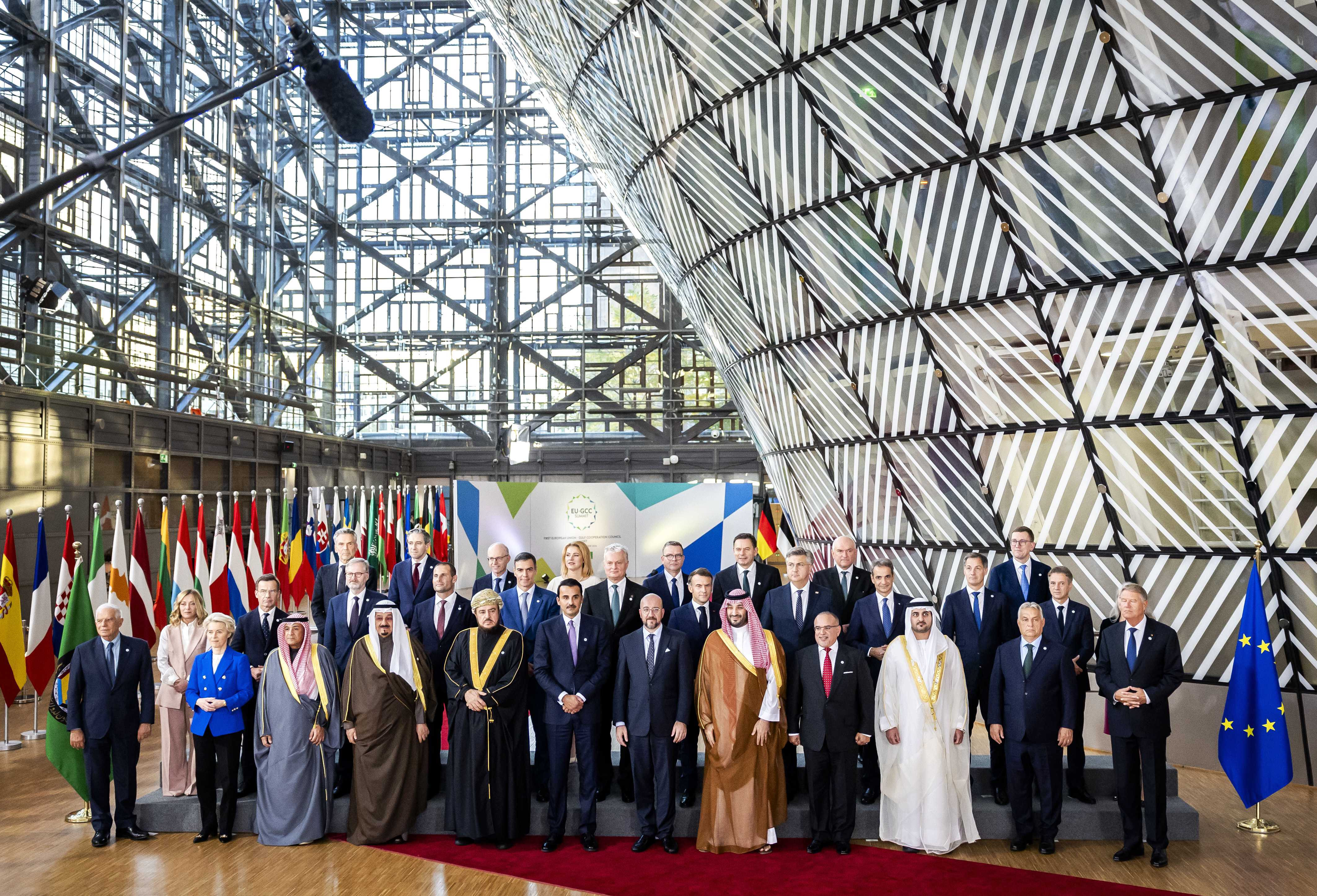 Gipfeltreffen zwischen EU und Golf-Kooperationsrat in Brüssel.