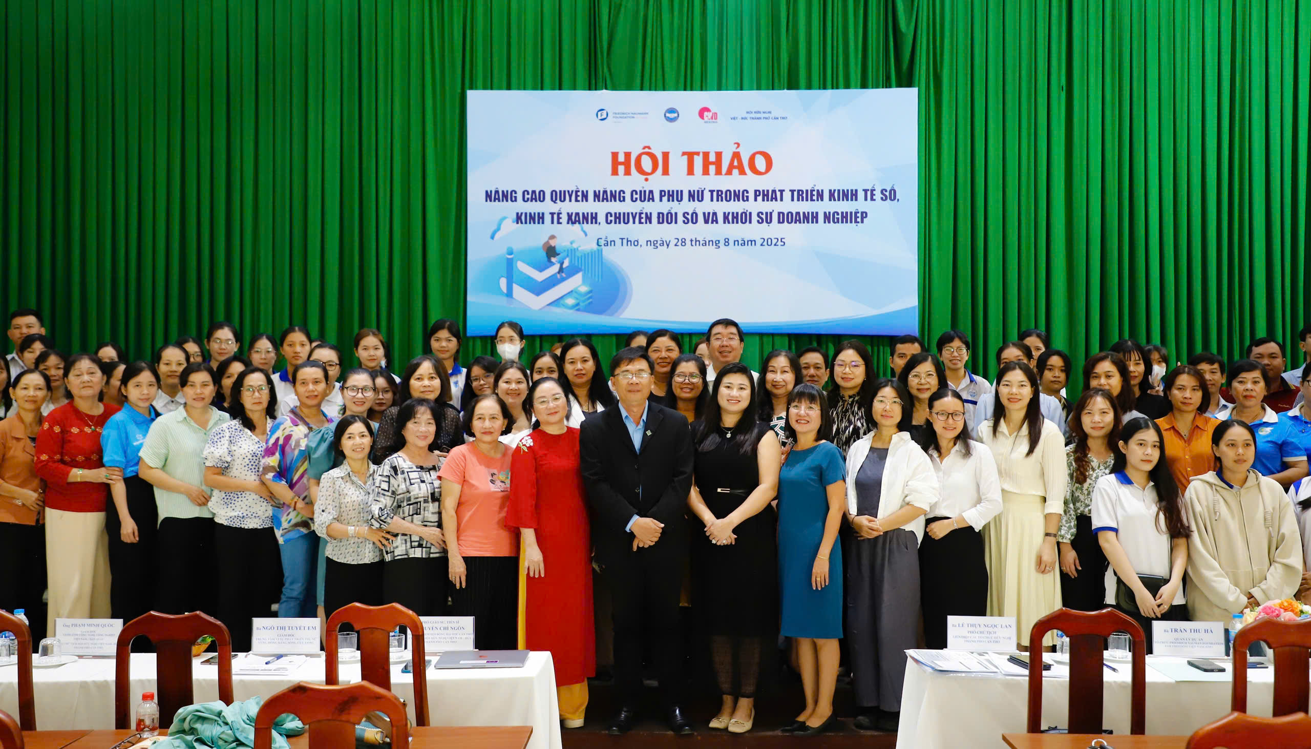 The conference “Empowering Women in the Digital Economy, Green Economy, Digital Transformation and Entrepreneurship”, Can Tho, August 2025